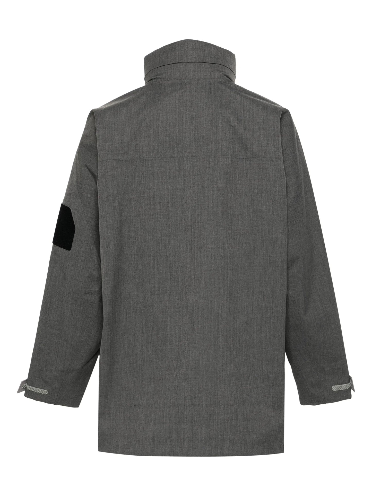 concealed-hood lightweight jacket