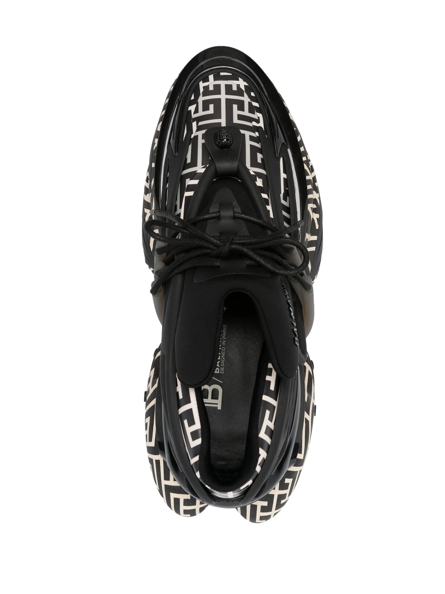 B-Bold monogram-print sneakers