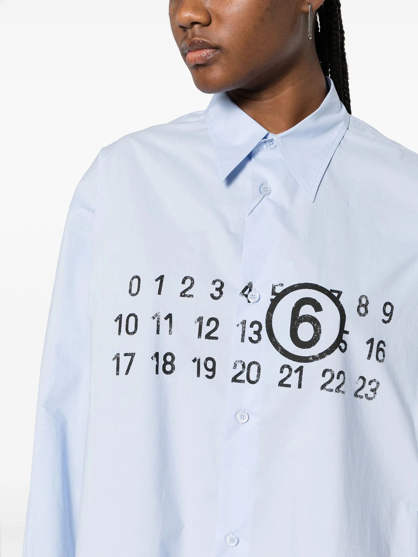 logo-print cotton dress