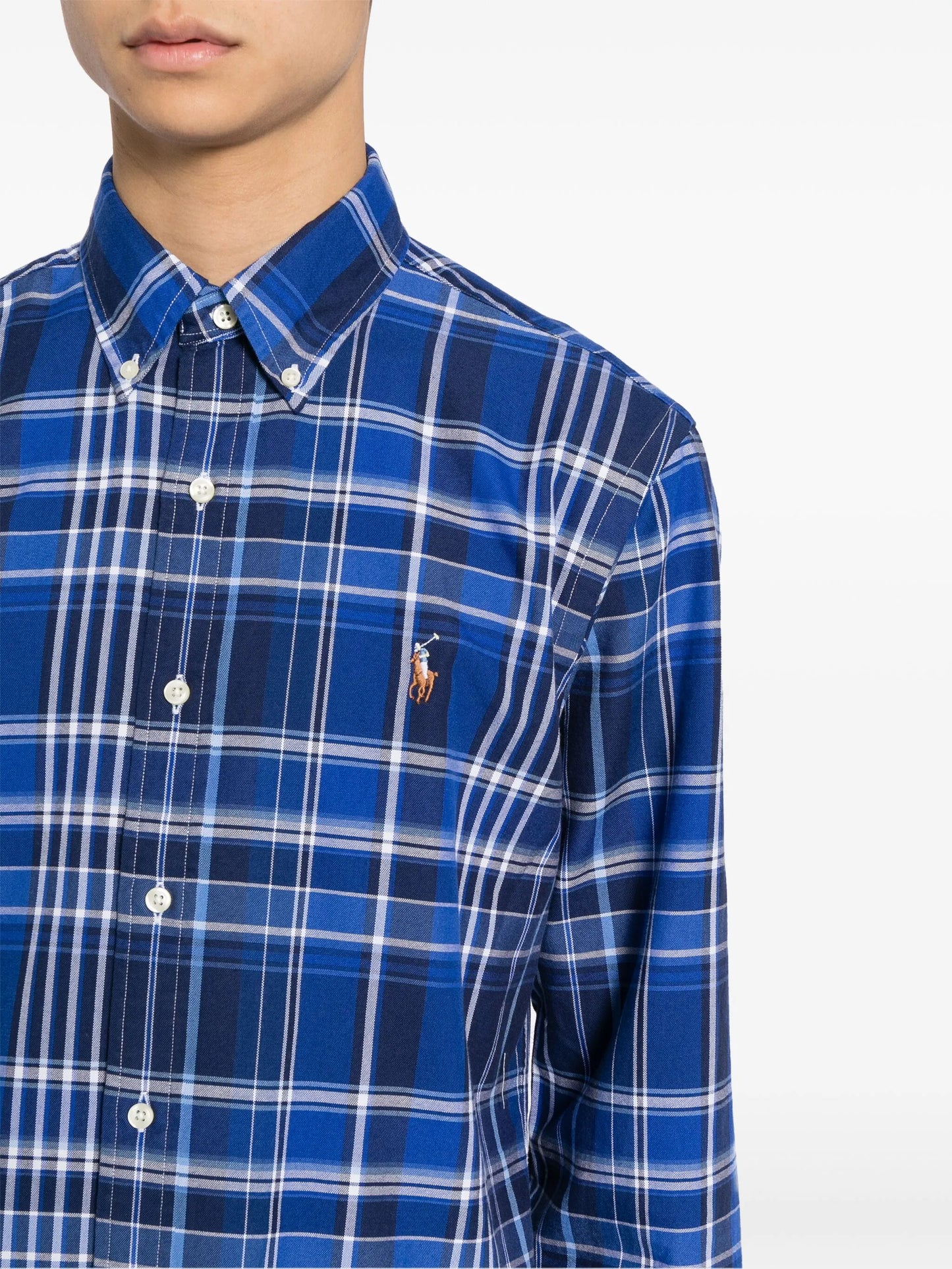 Polo Pony plaid-print shirt