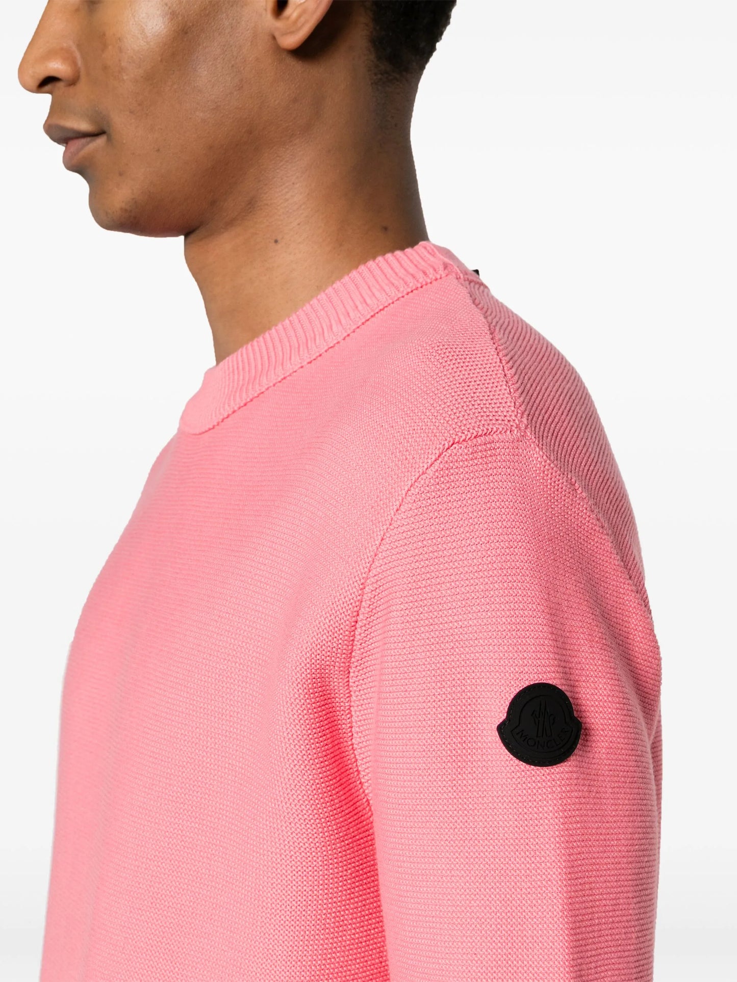 crew-neck cotton jumper