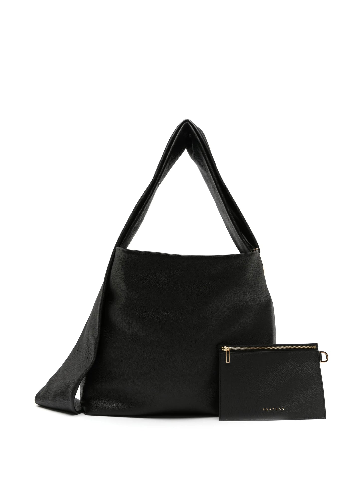 Shift leather tote bag