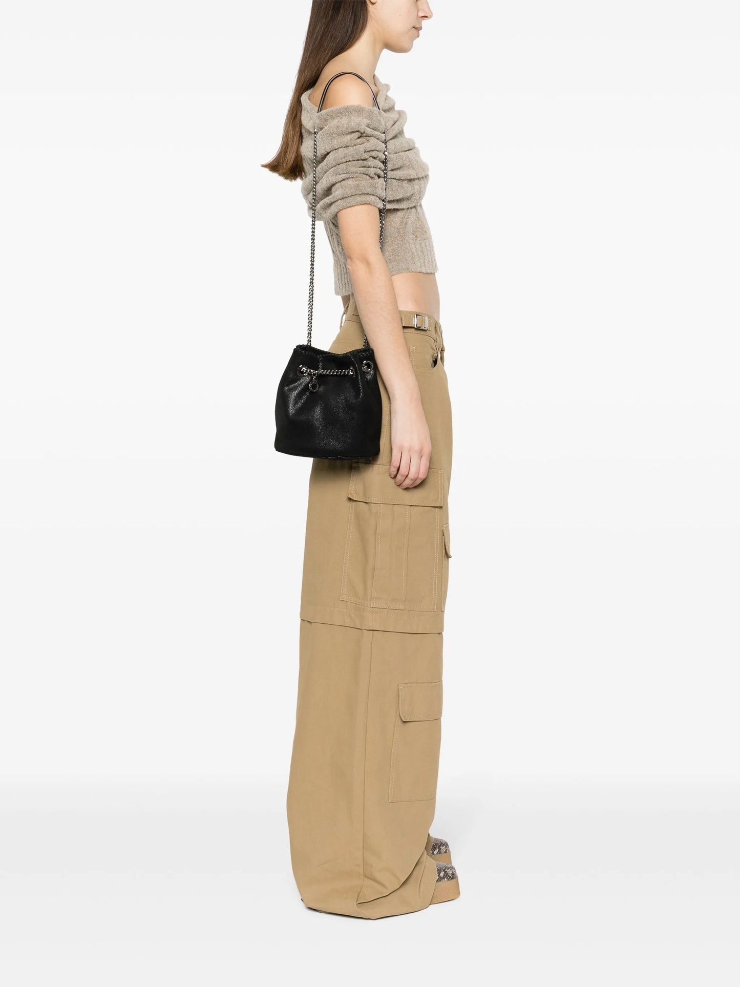 Falabella chain-link bucket bag