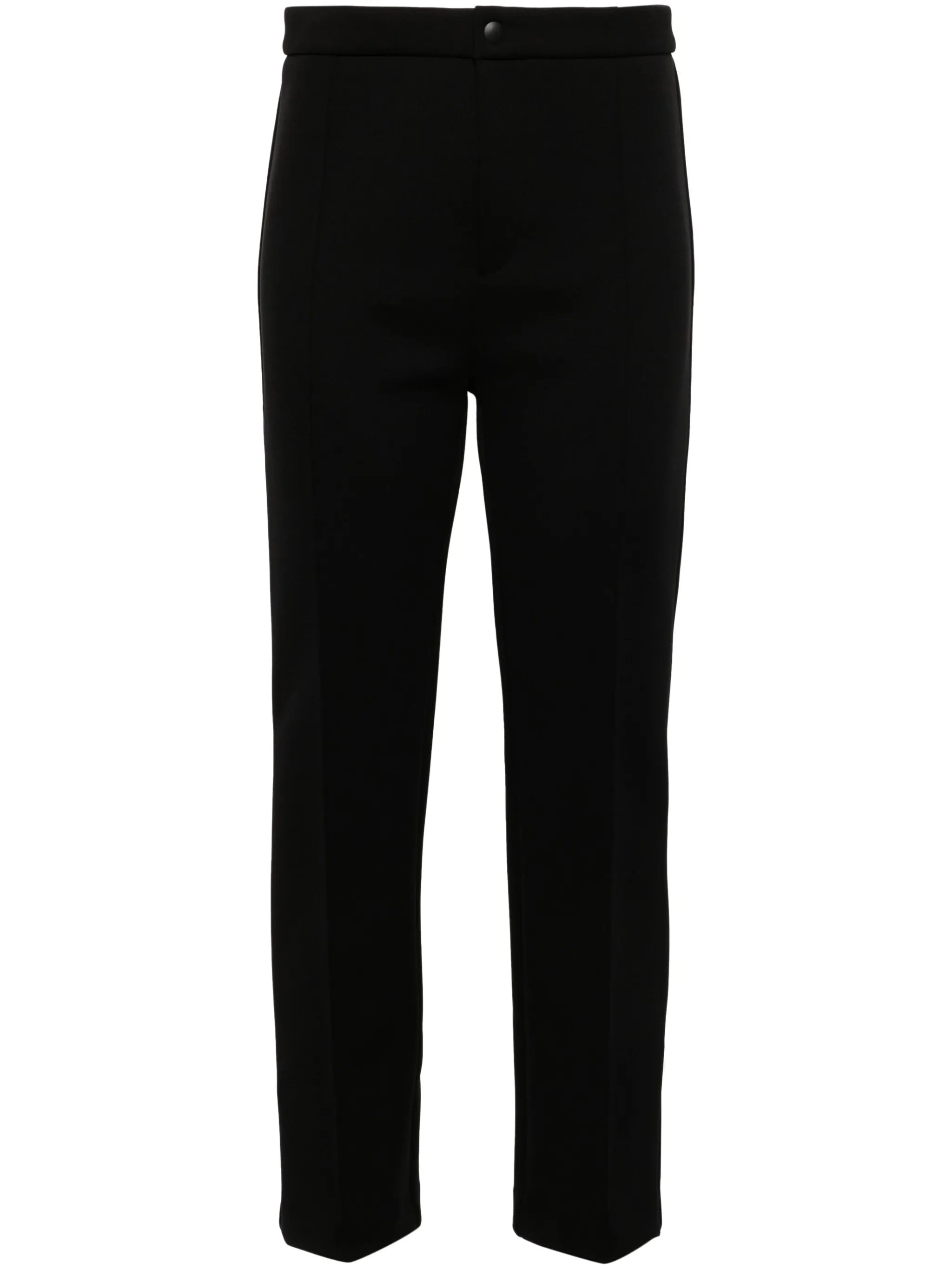 seam-detail trousers