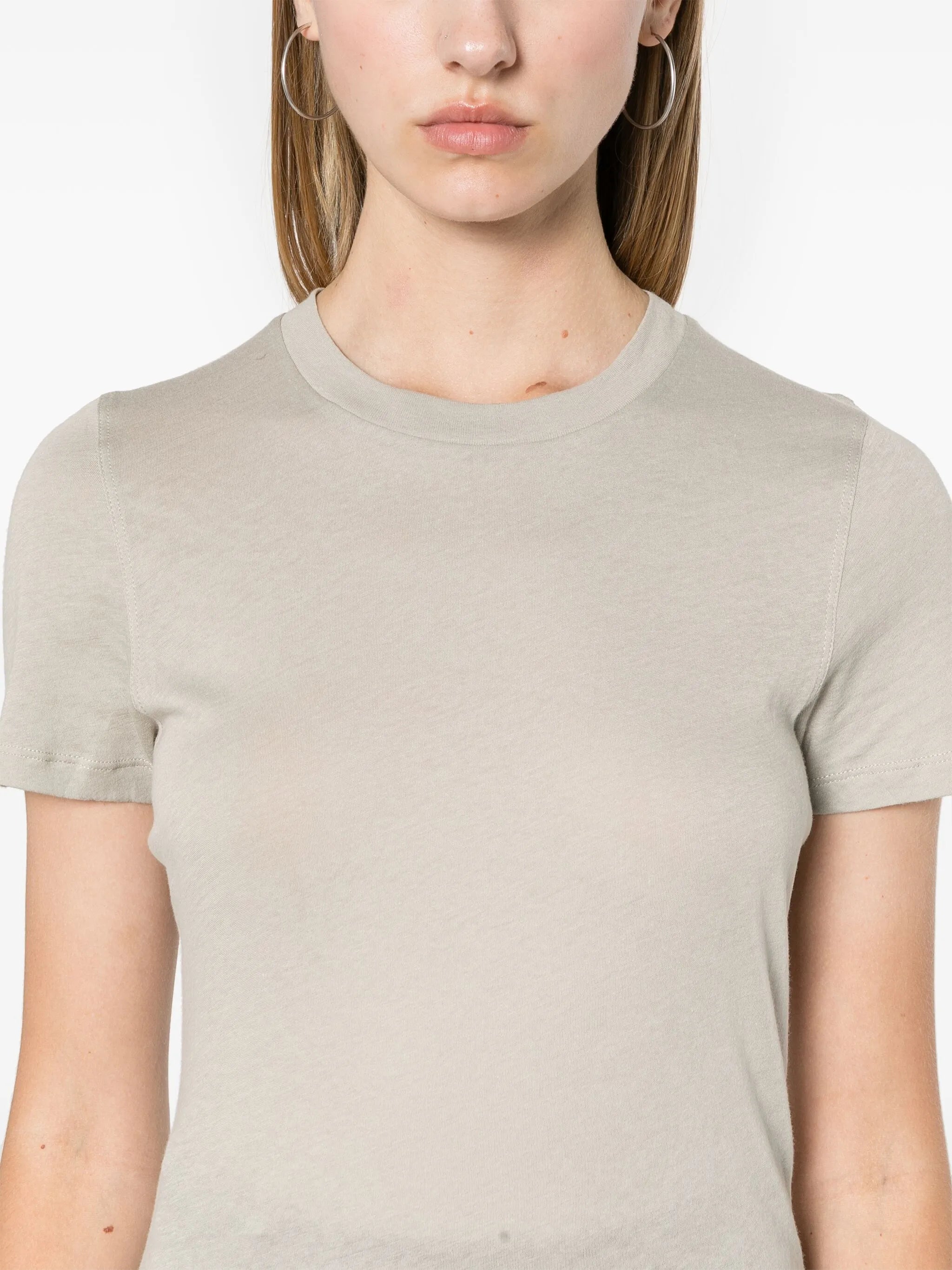 crew-neck cotton T-shirt