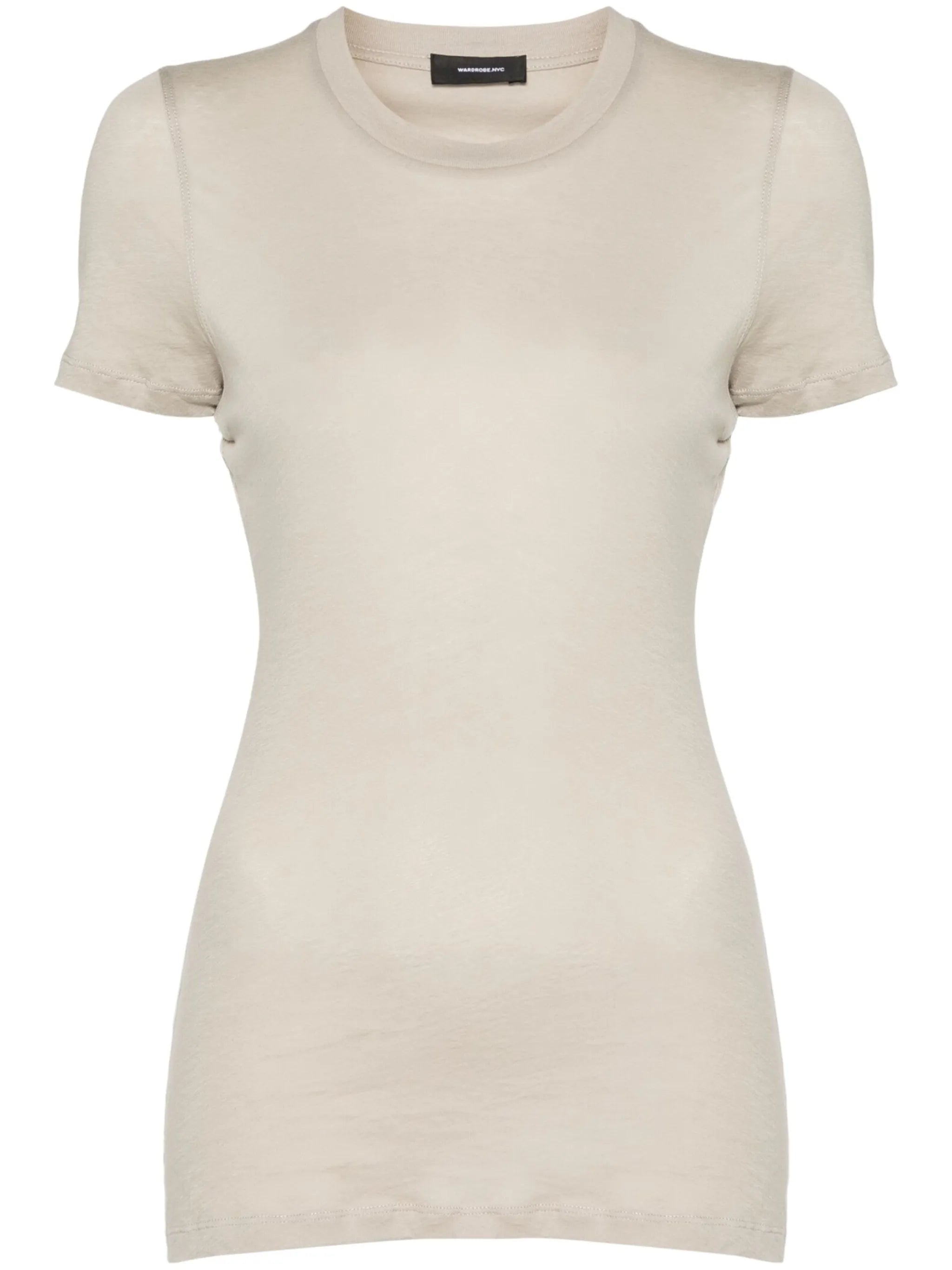 crew-neck cotton T-shirt