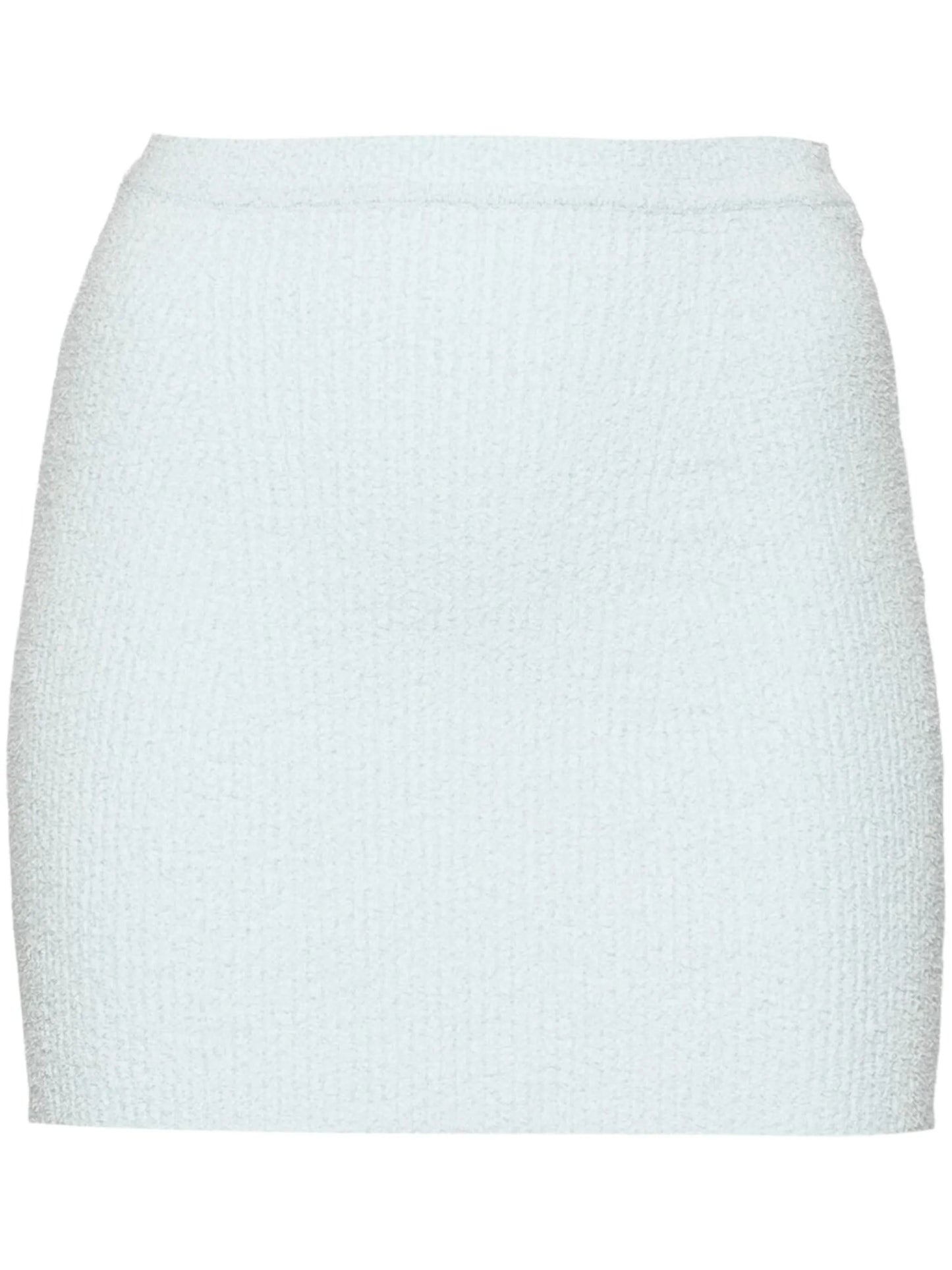 towelling-finish mini skirt