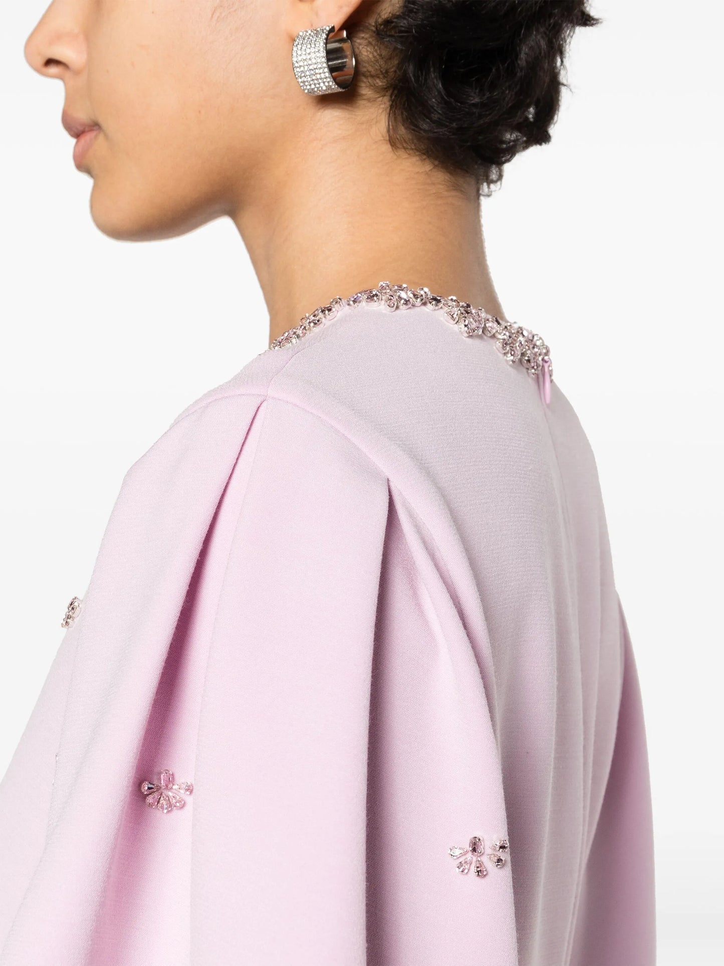 Joelle crystal-embellished midi dress