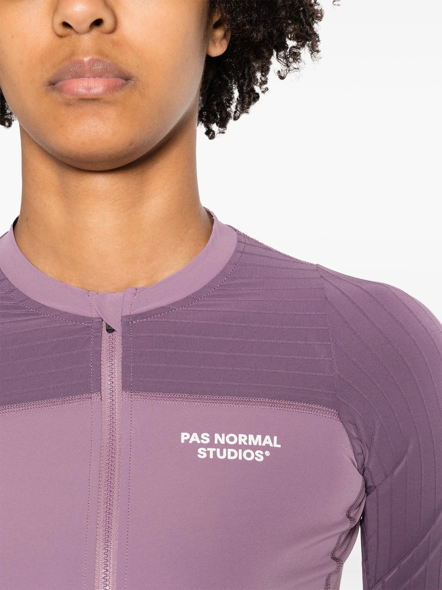 logo-print lightweight cycling vest