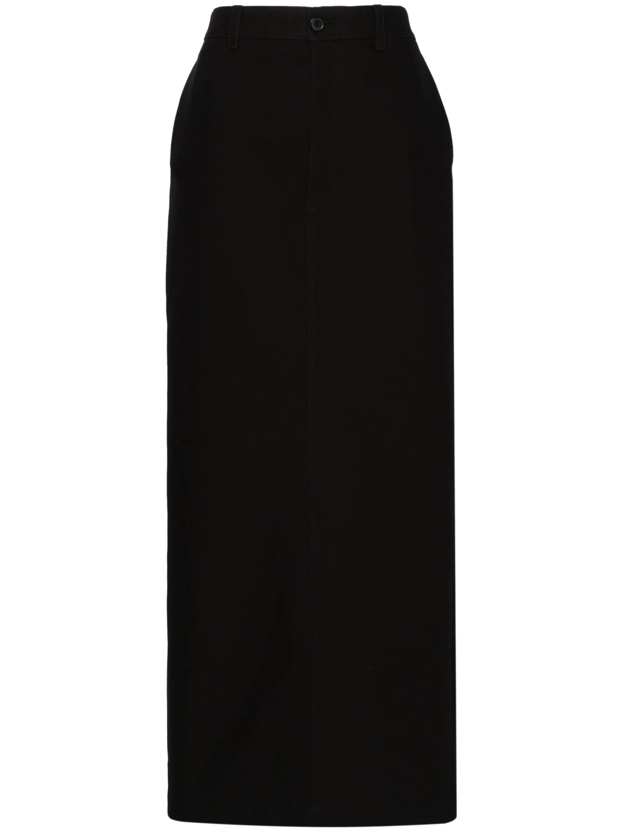 Drill column maxi skirt