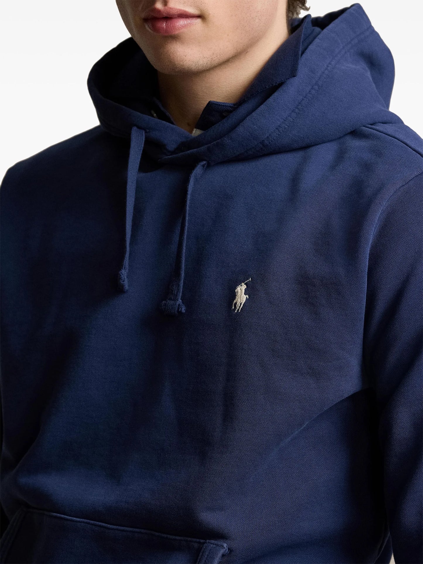 Polo Pony-embroideredcotton hoodie
