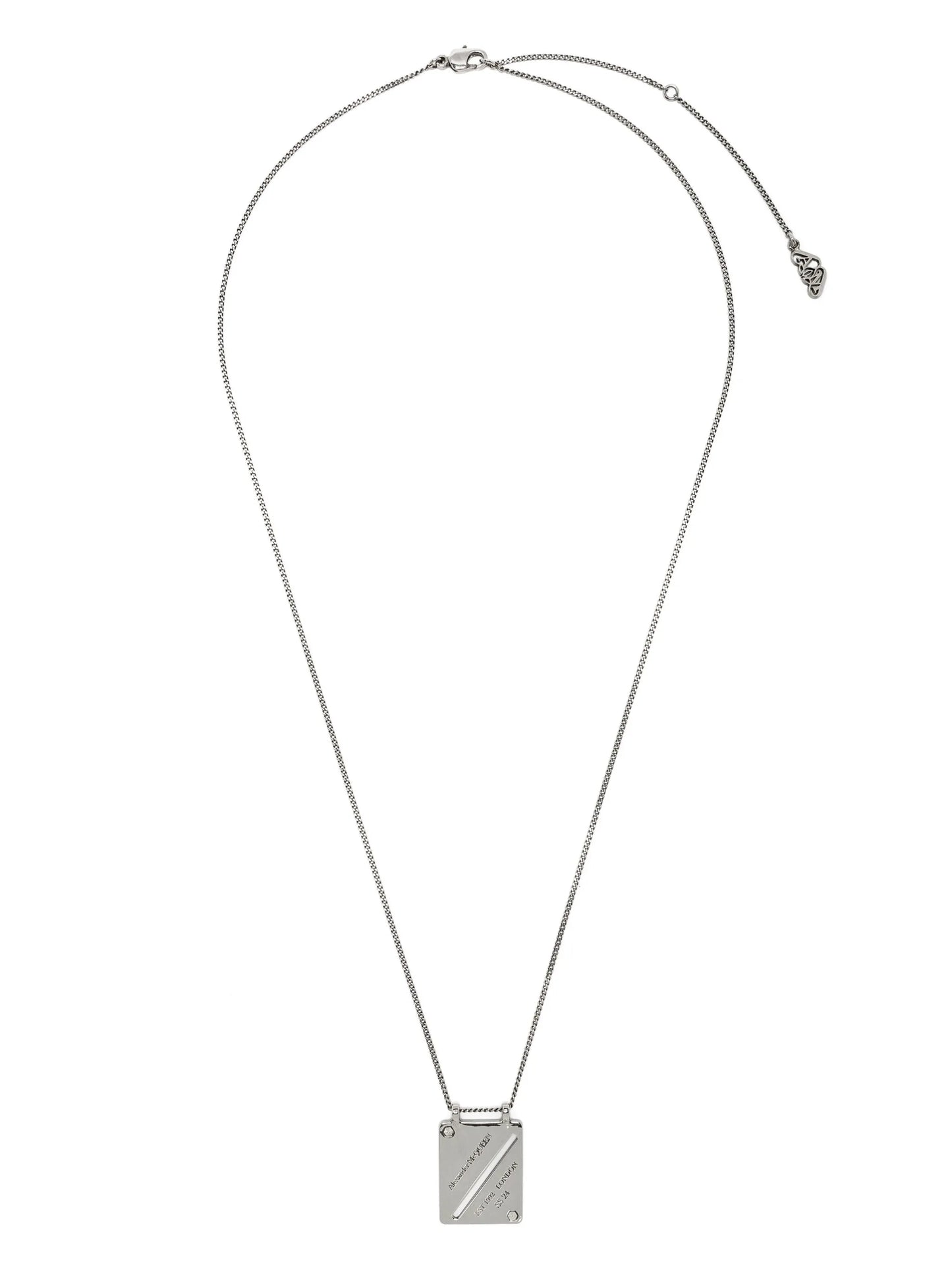 Identity Tag-pendant necklace