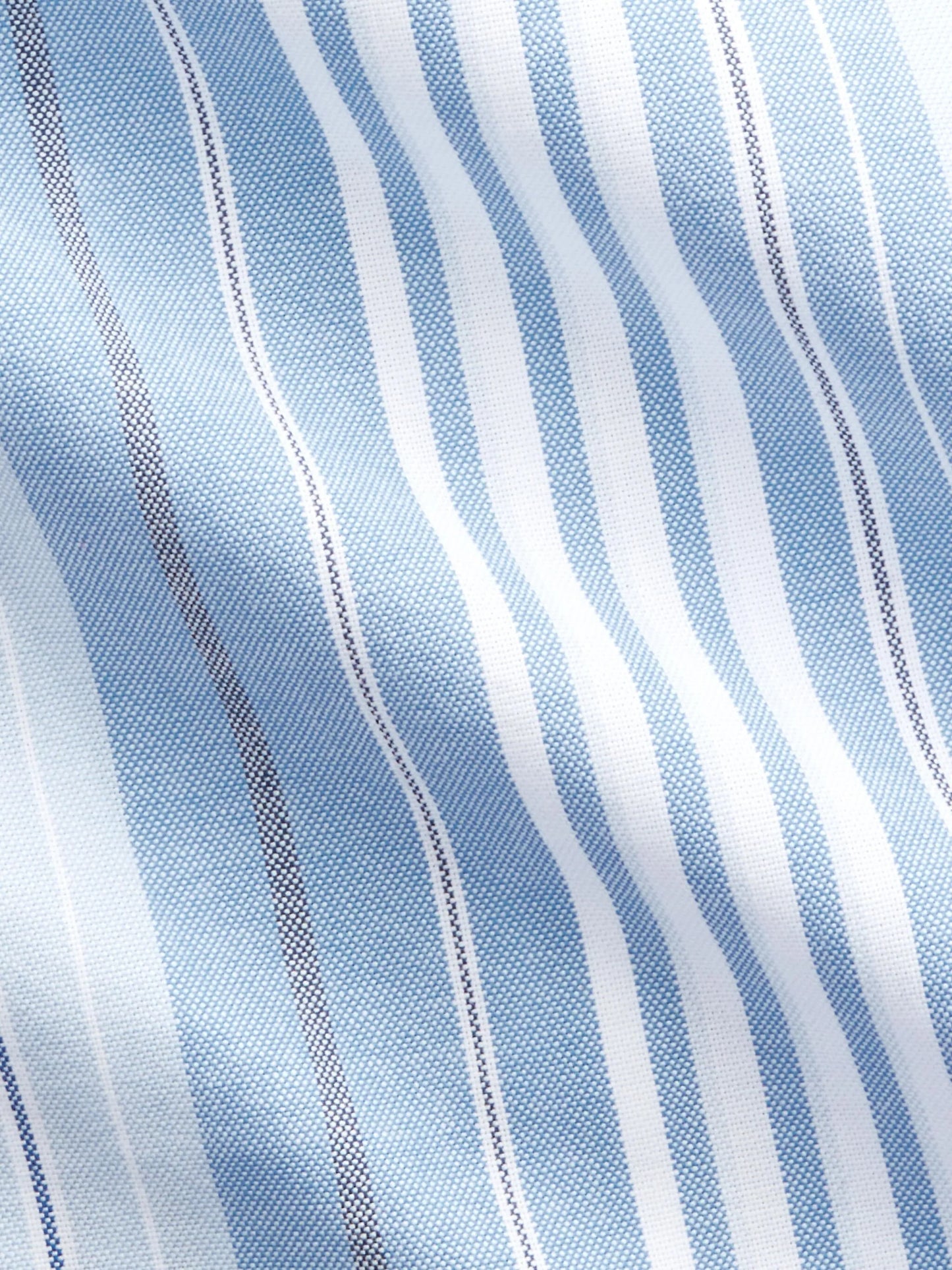 stripe-pattern cotton shirt