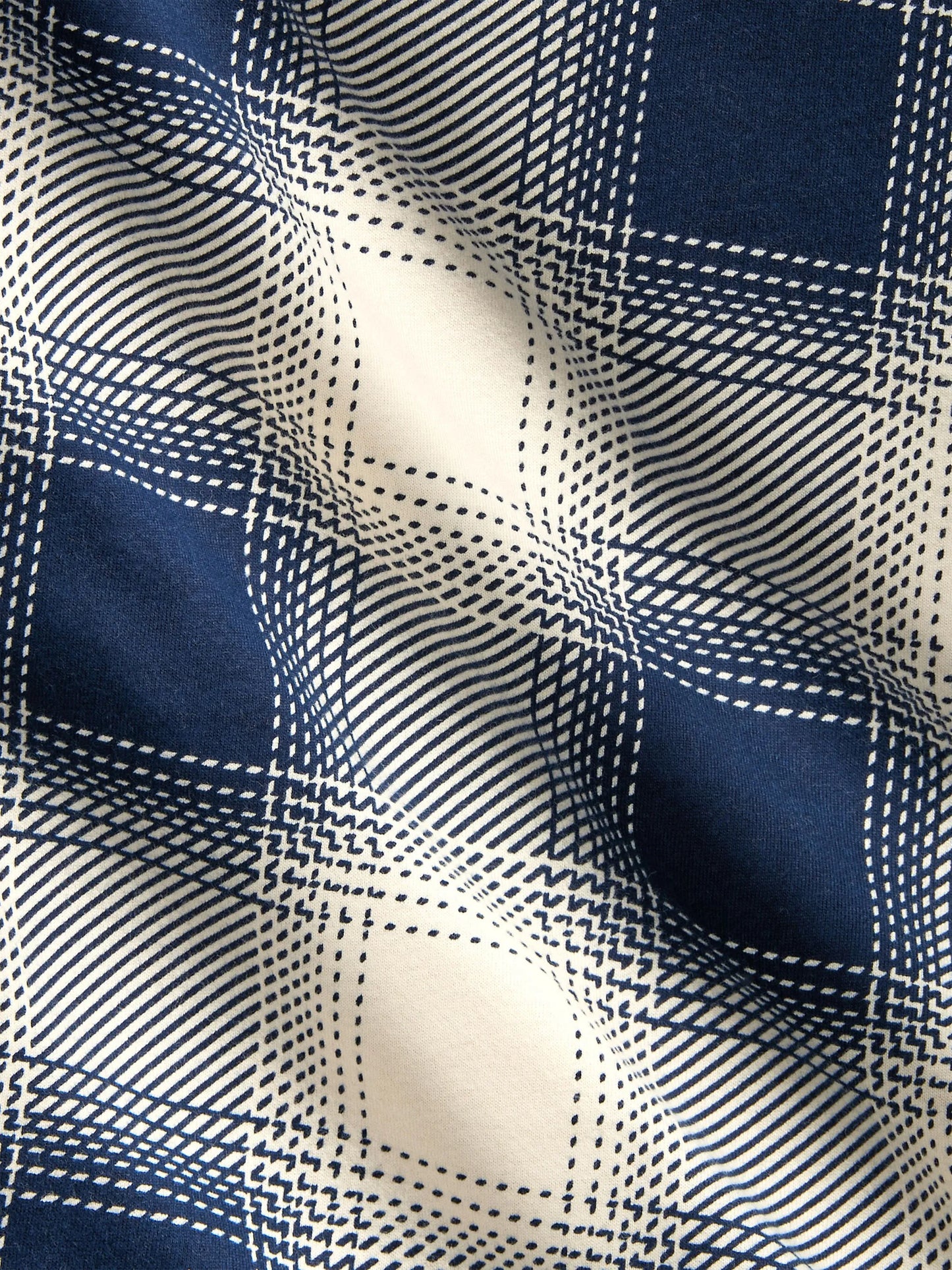check-pattern cotton shirt
