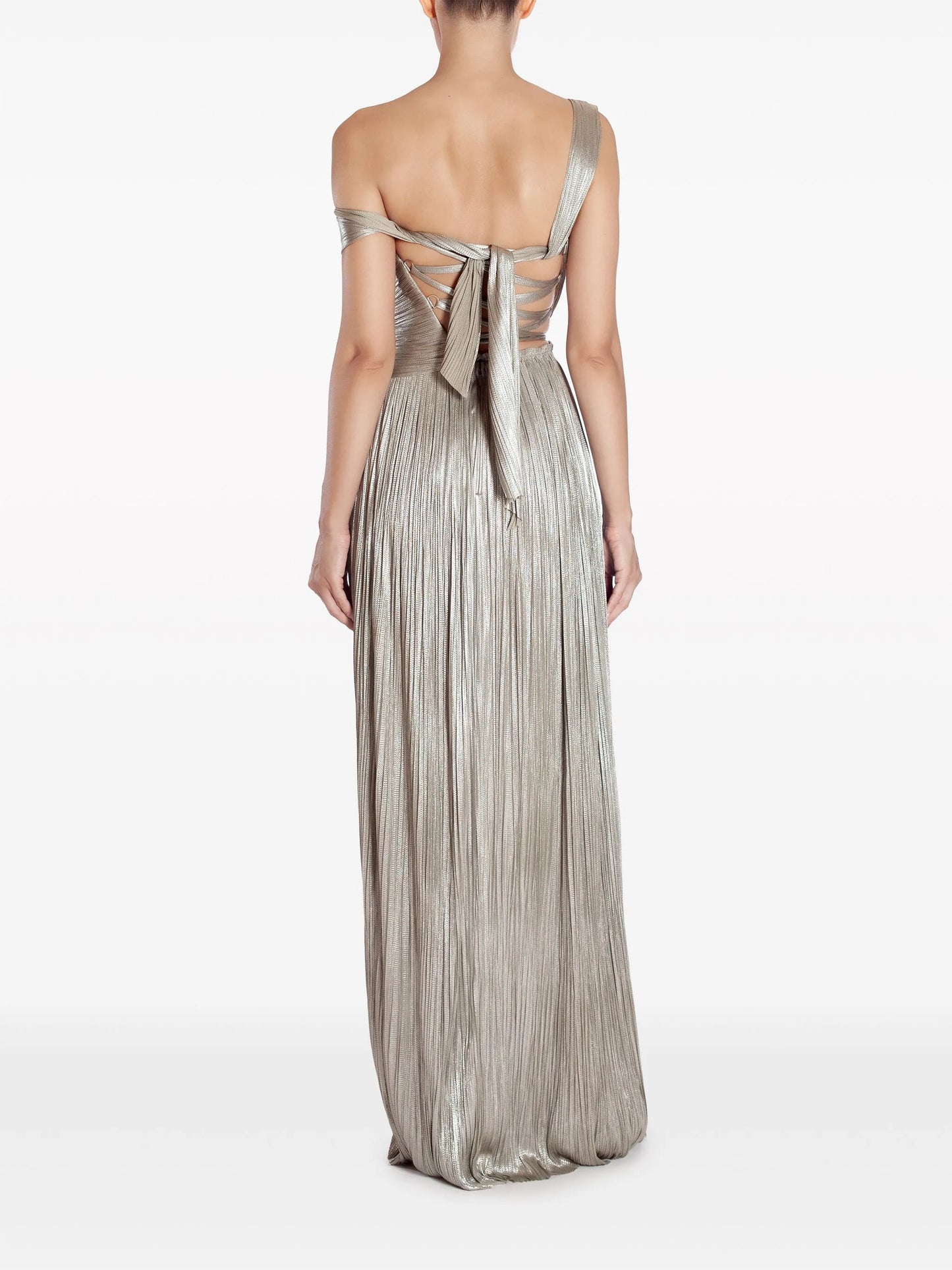 Serene draped gown