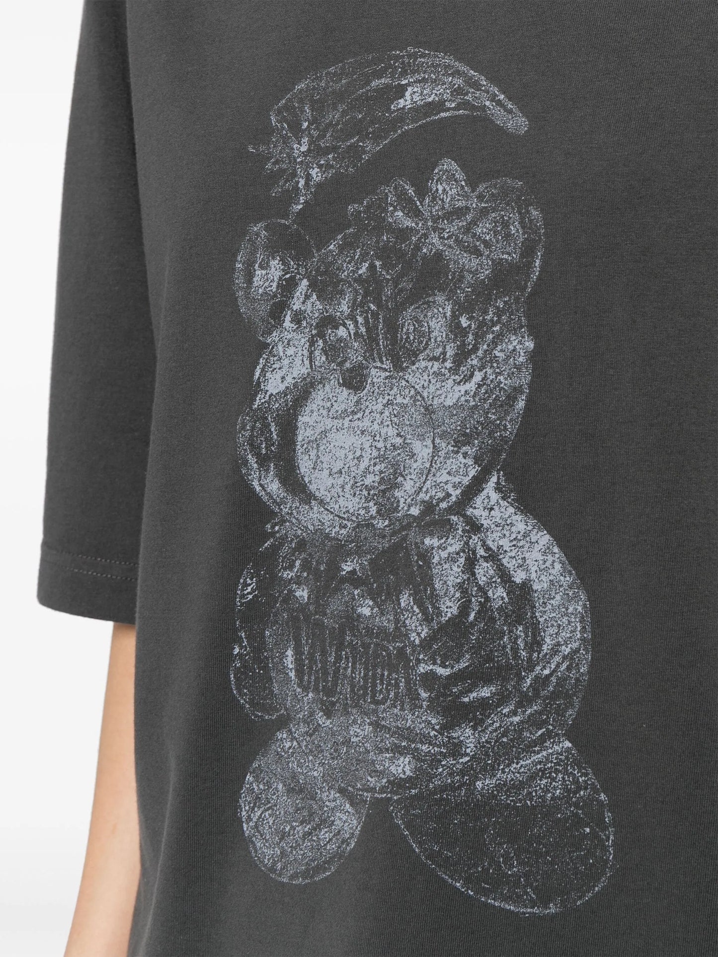 bear-print cotton T-shirt