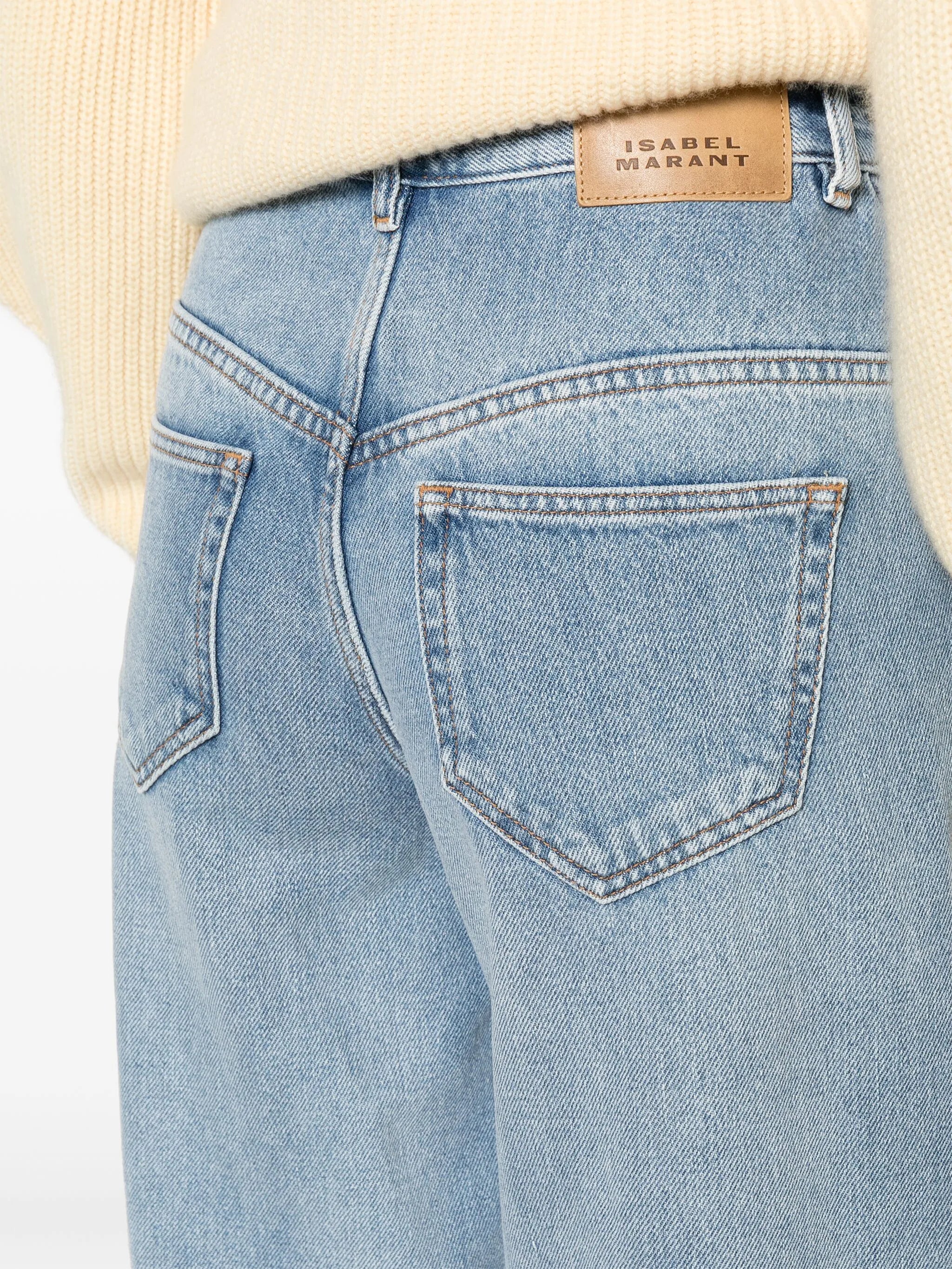 Lemony wide-leg jeans
