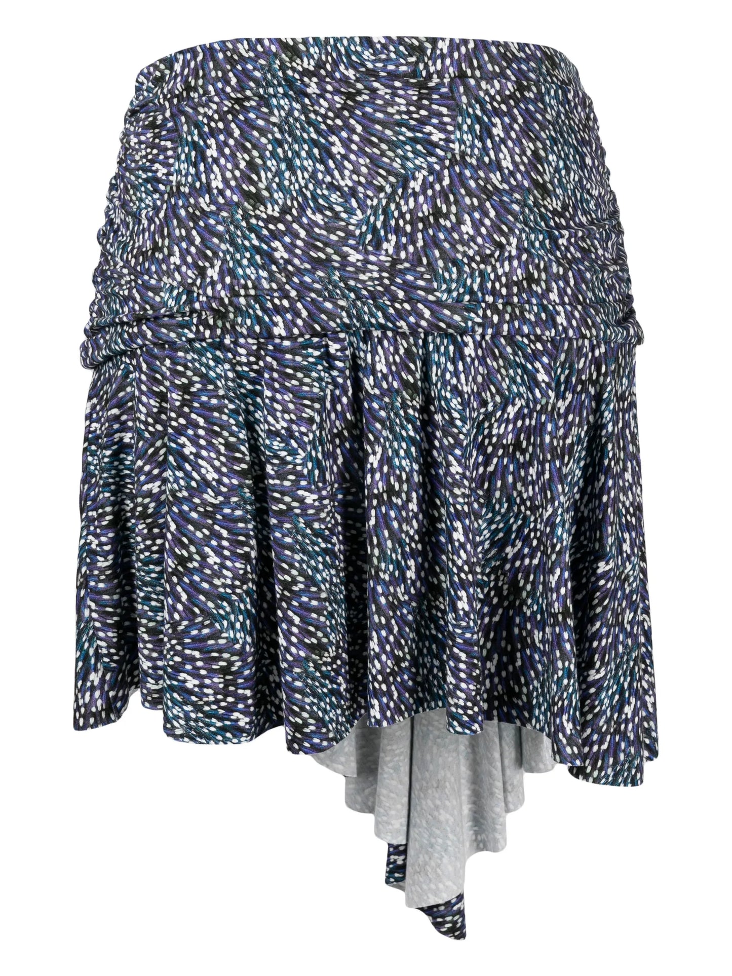 Juliany spot-print miniskirt