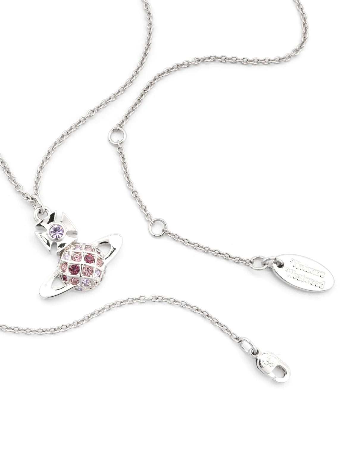 Violet amethyst pendant necklace