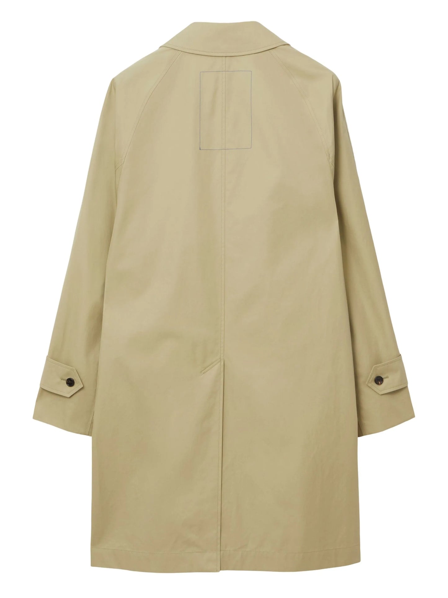 classic above-the-knee raincoat