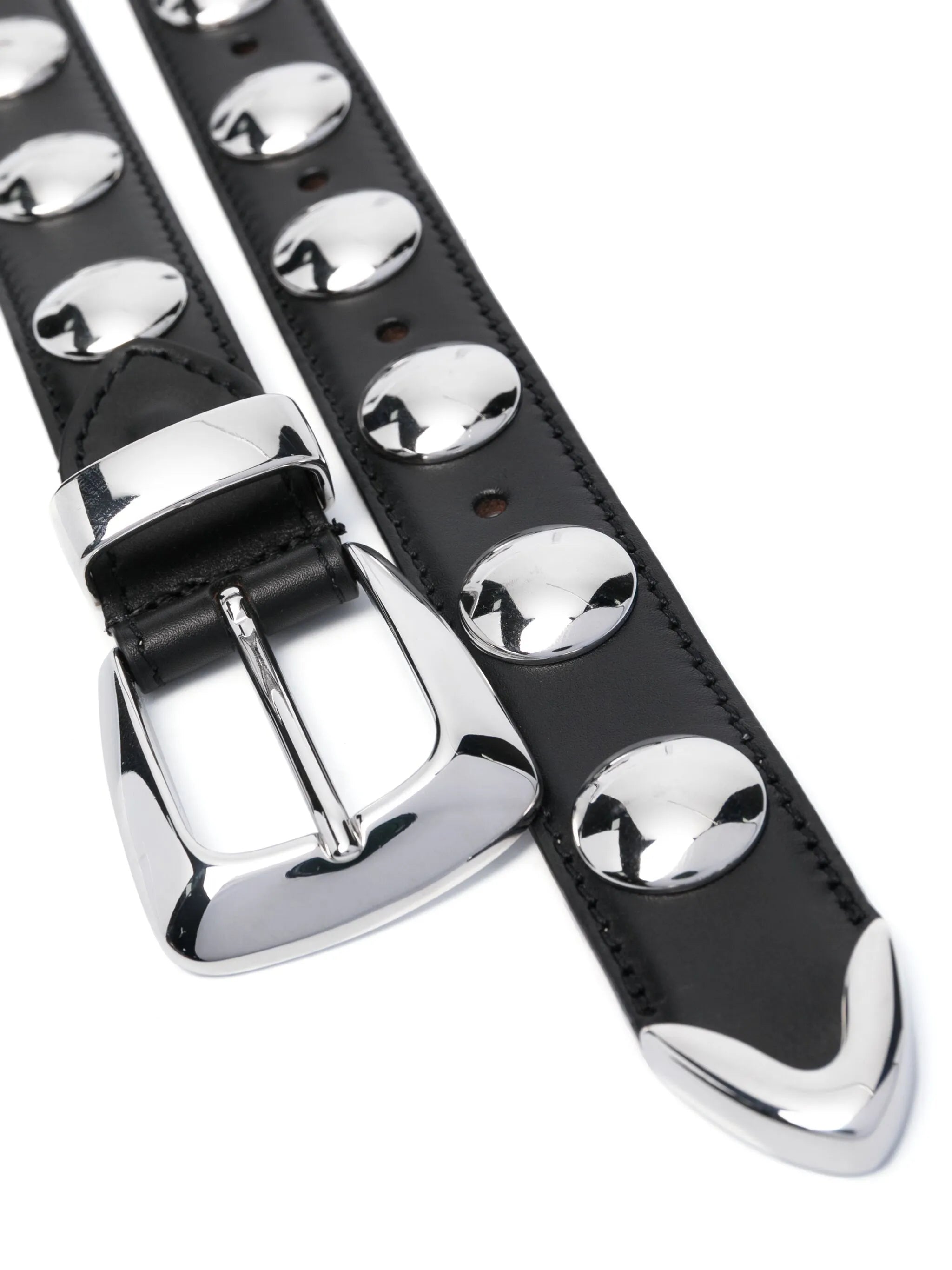 studded leather belt