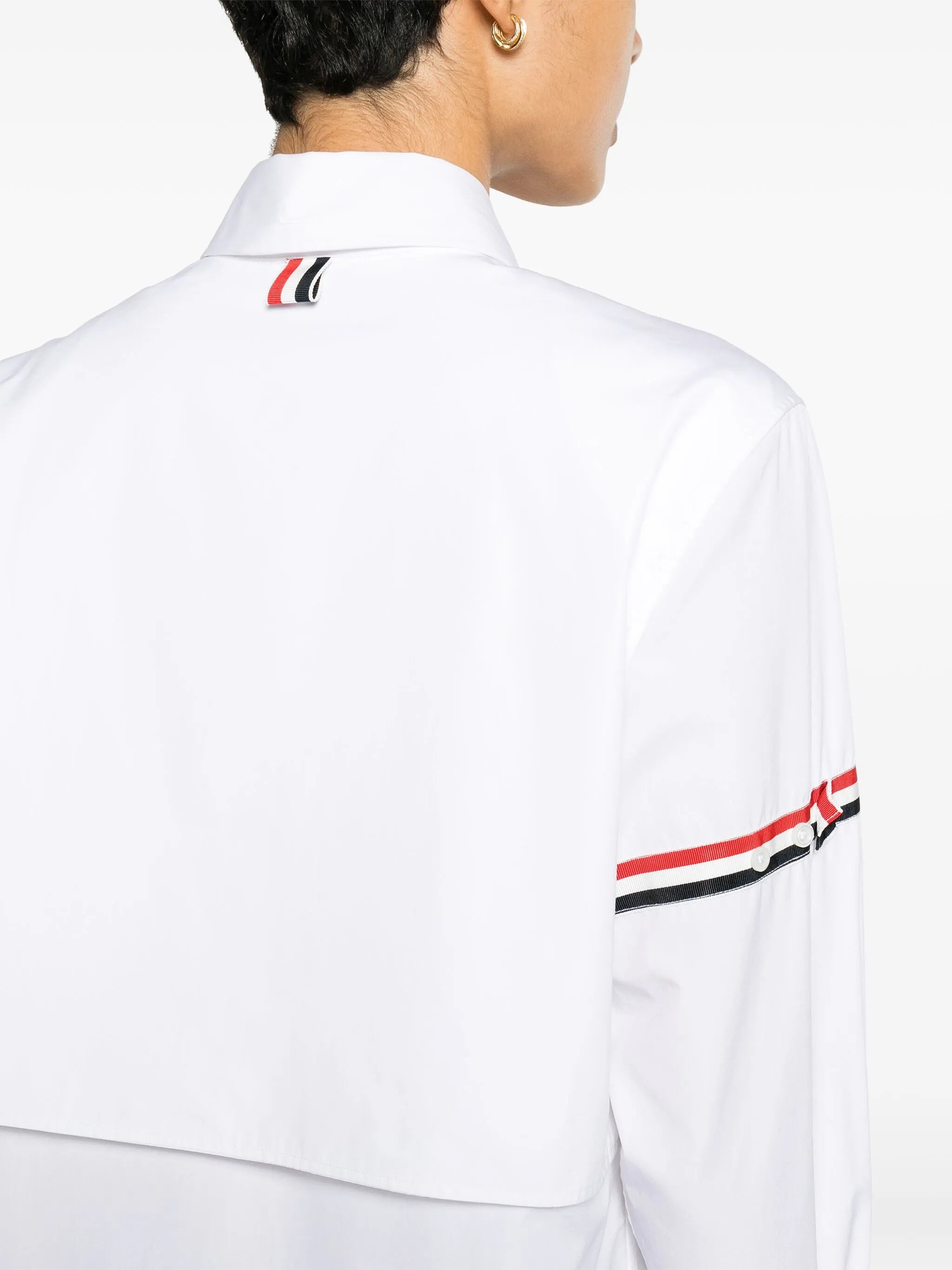 cotton midi shirt dress