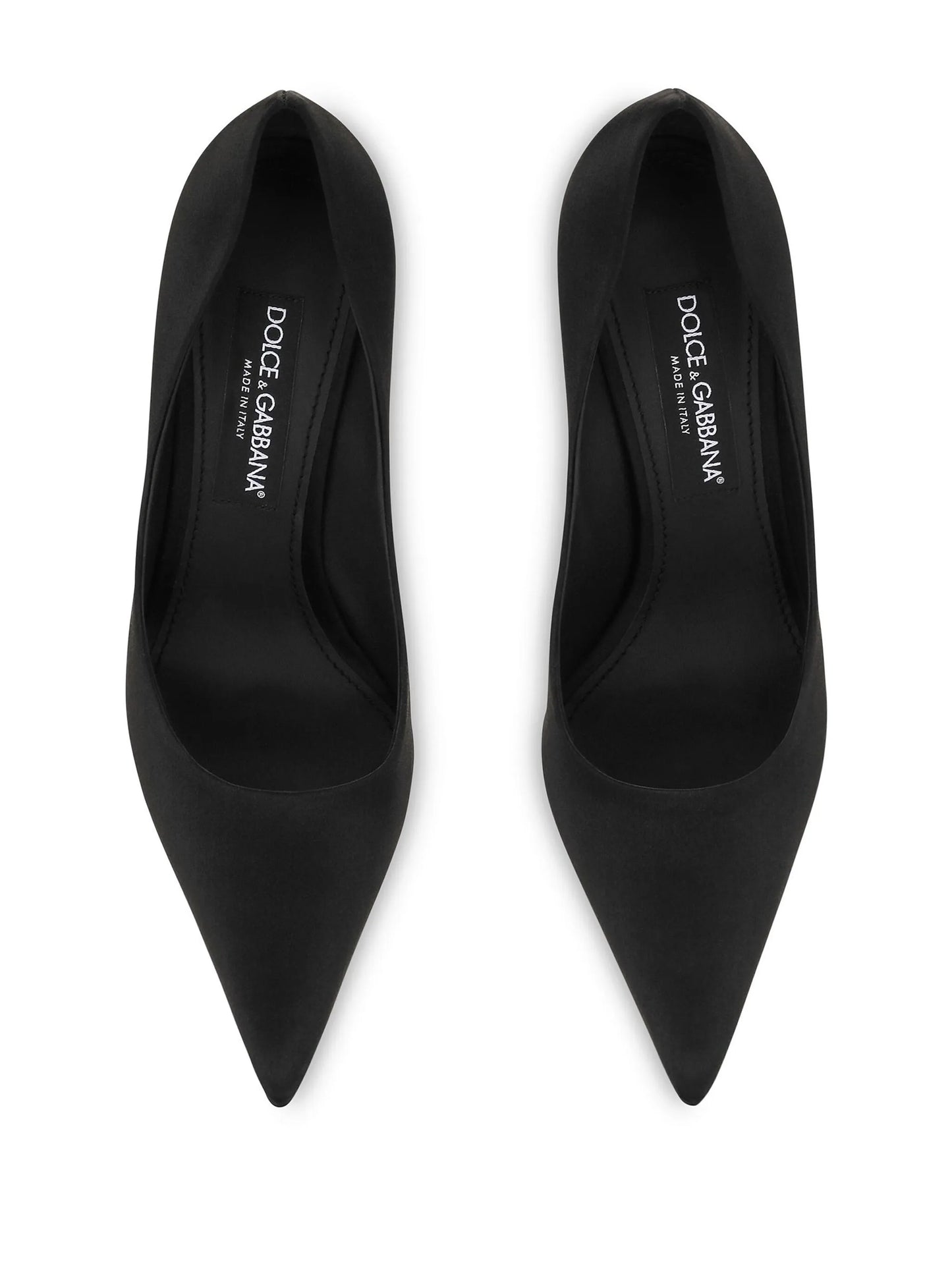 105mm pointed leather pumps