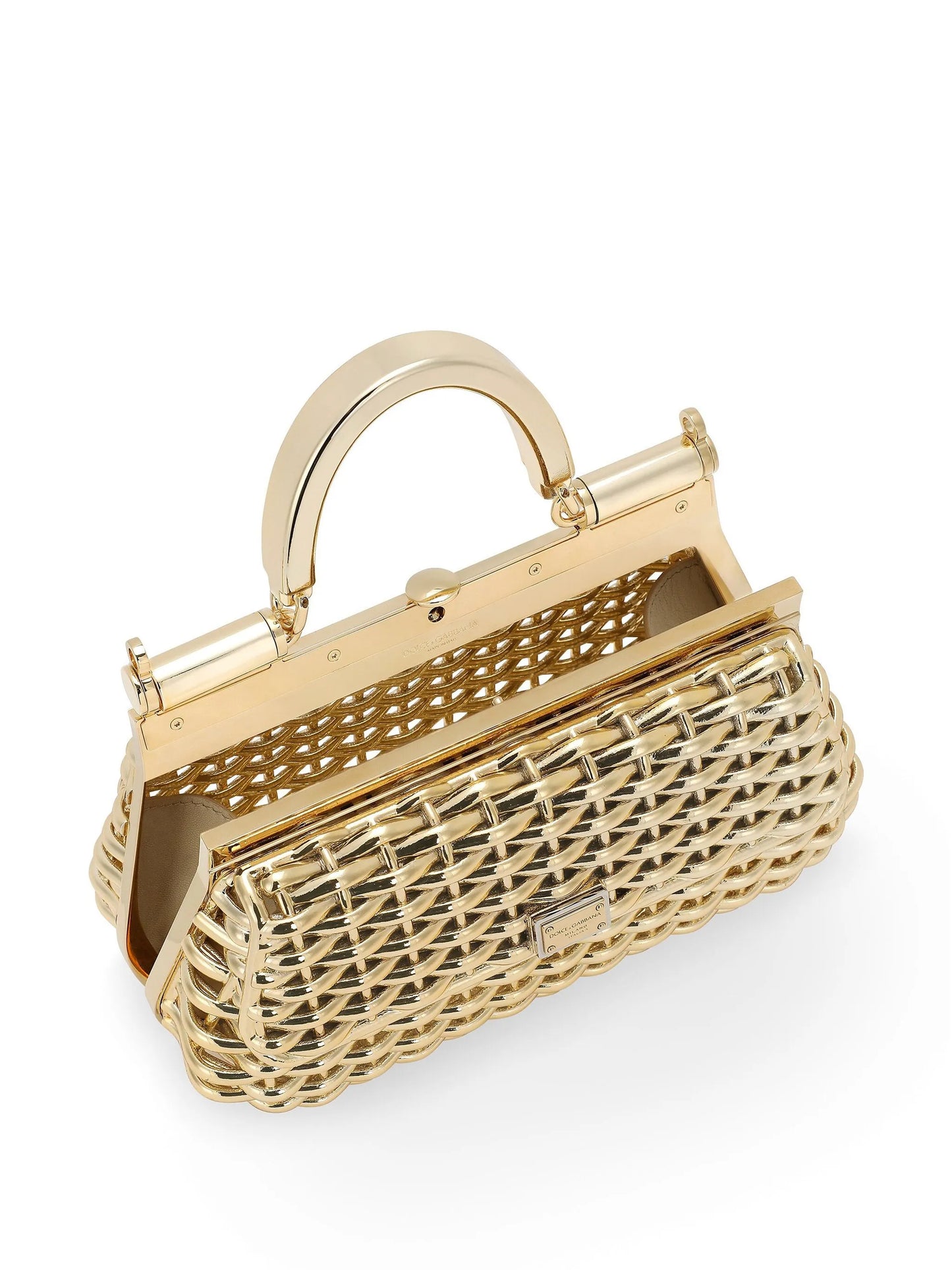 small Sicily interwoven tote bag