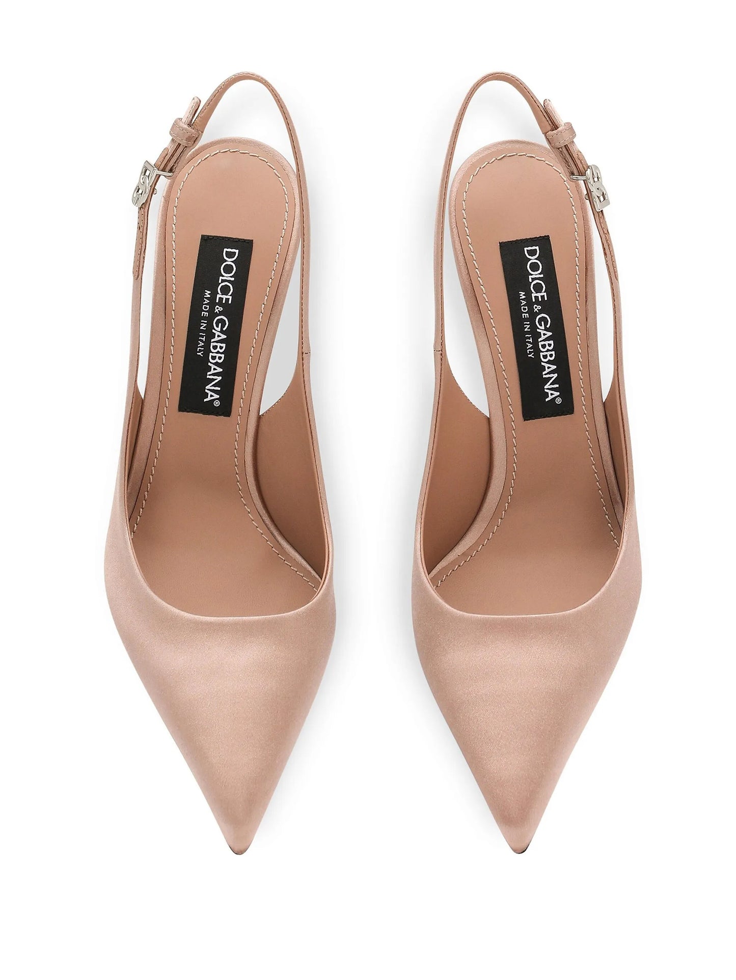 105mm slingback leather pumps