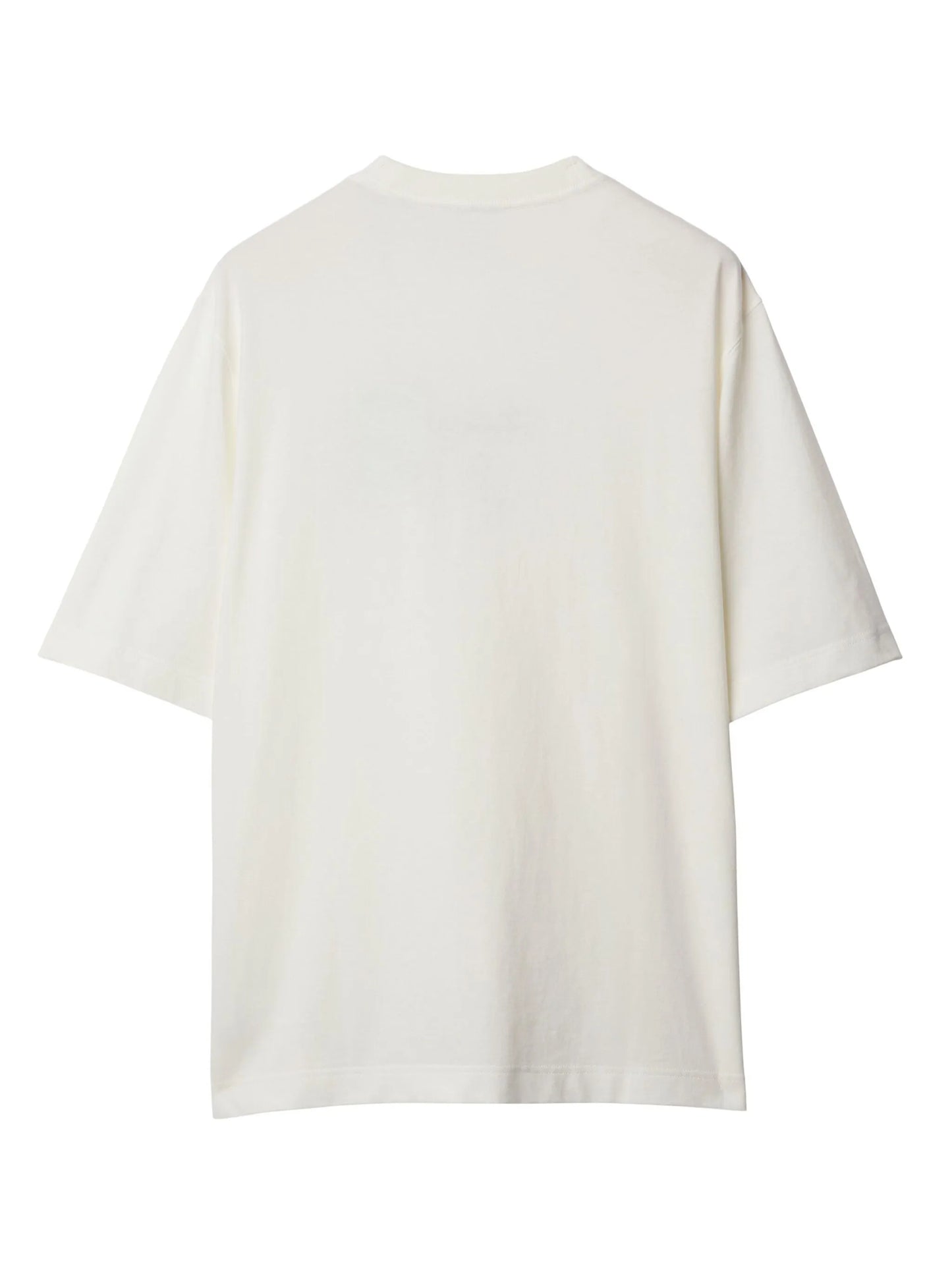 Rose flocked cotton T-shirt