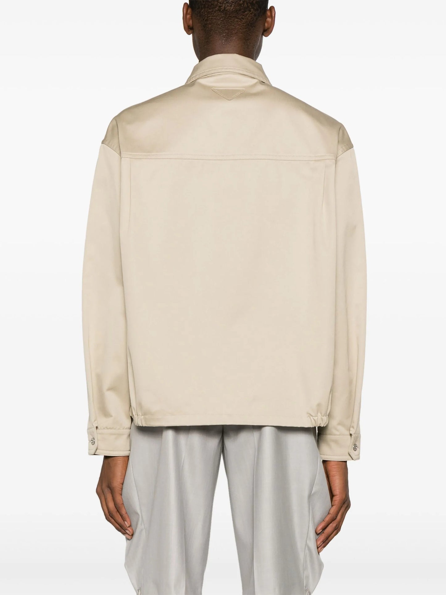 cotton-twill shirt jacket