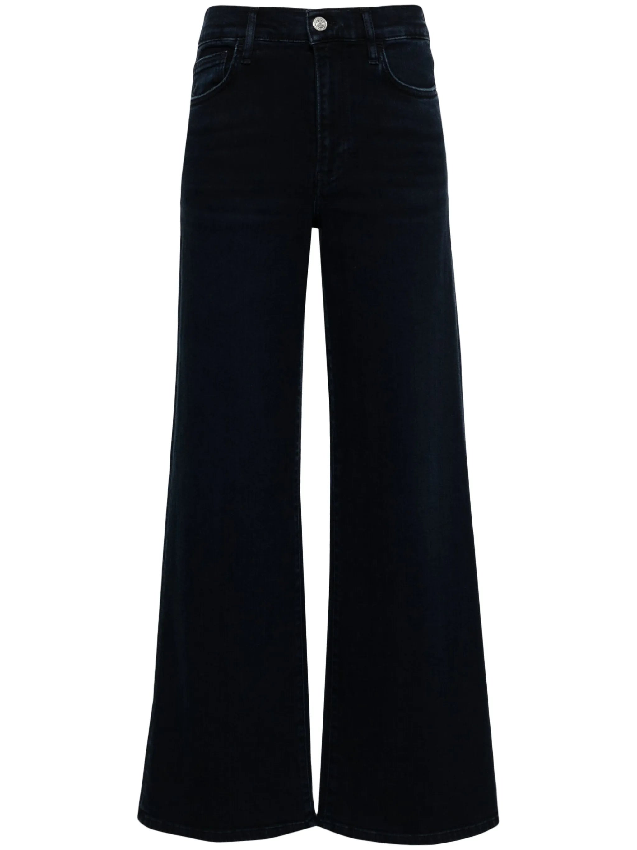 high-rise palazzo jeans