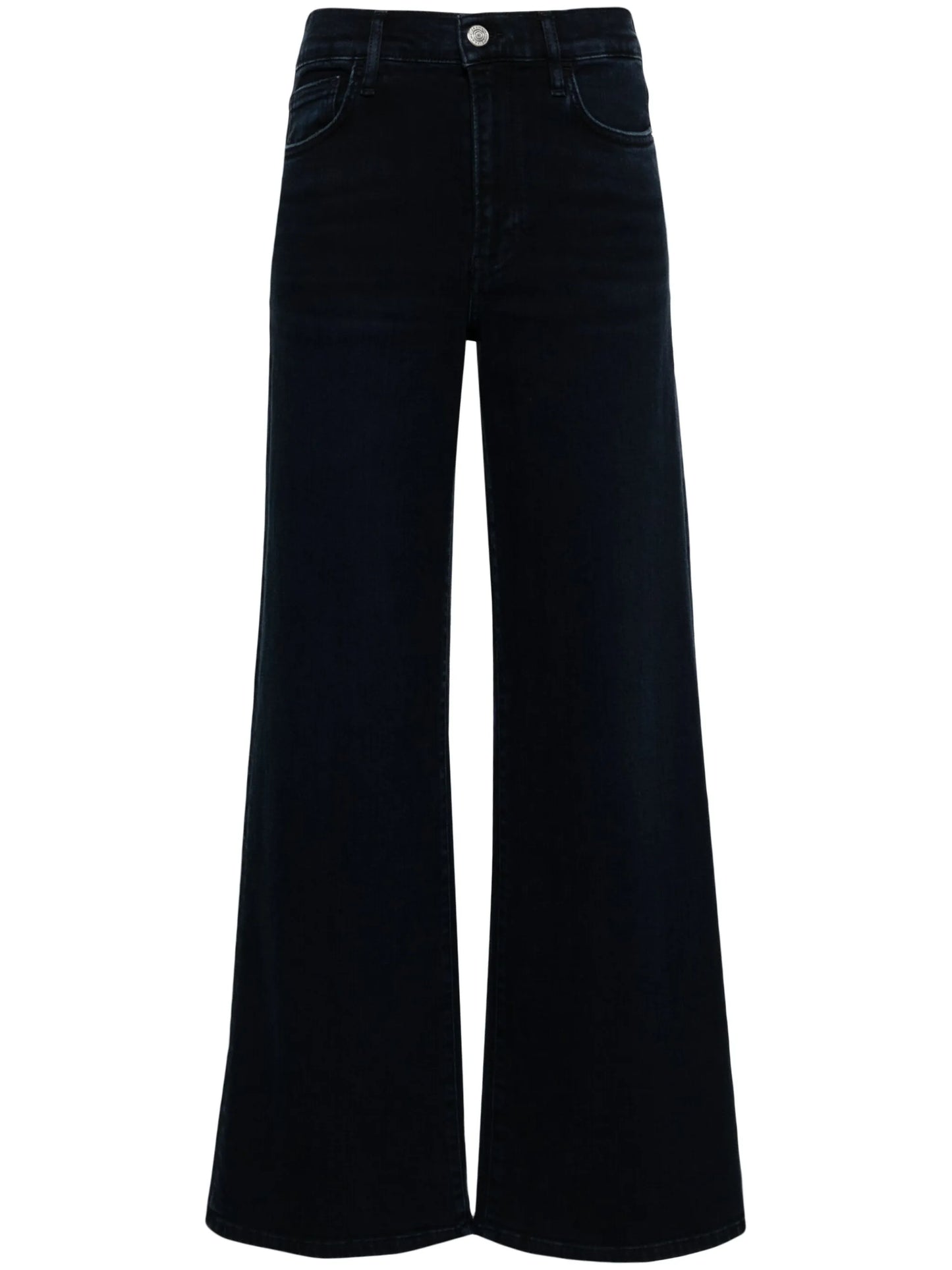 high-rise palazzo jeans