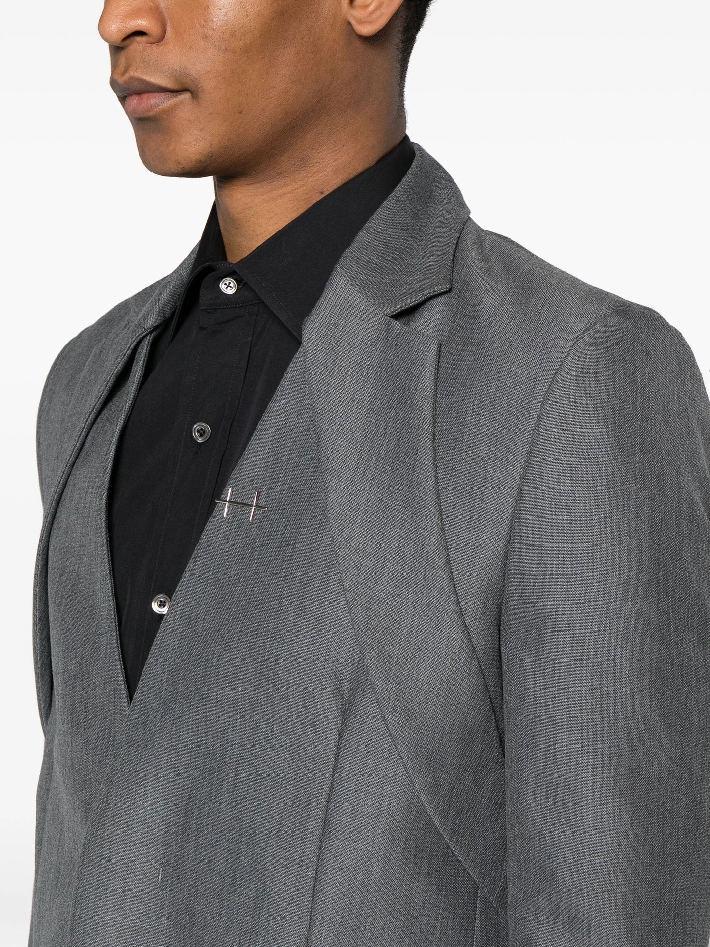 Kinetics deconstructed-lapels blazer
