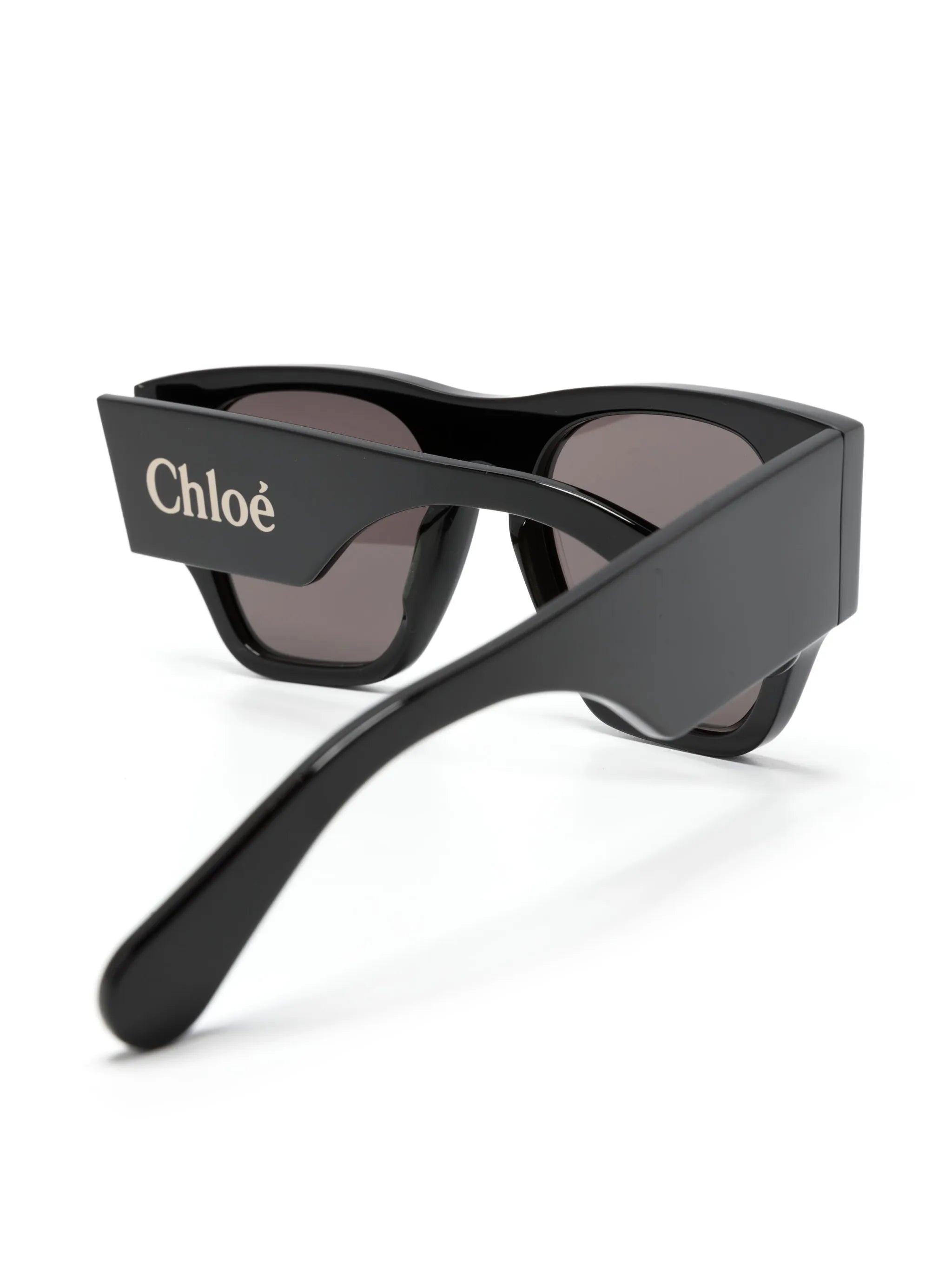 oversized D-frame sunglasses
