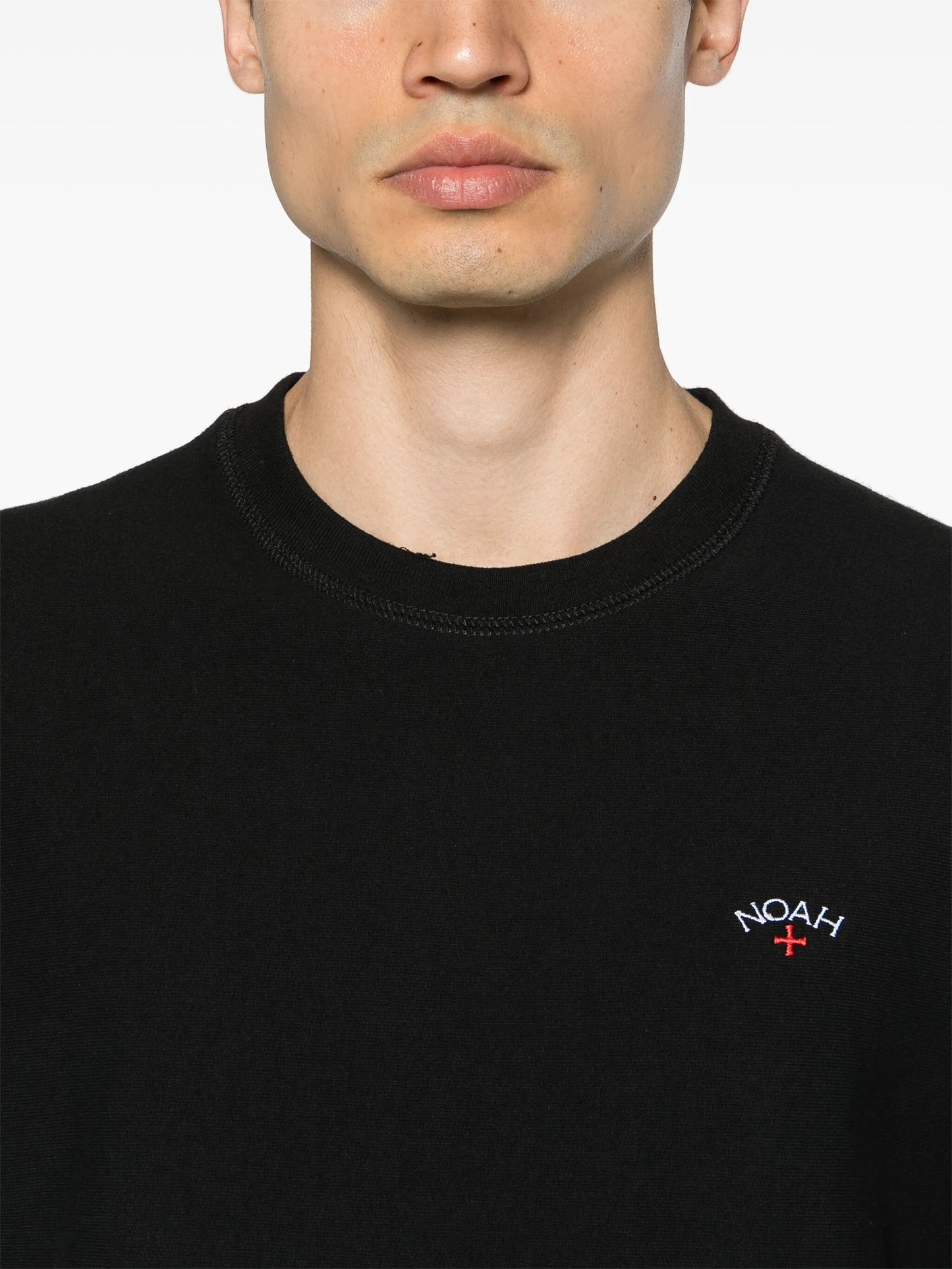 logo-embroidered cotton sweatshirt