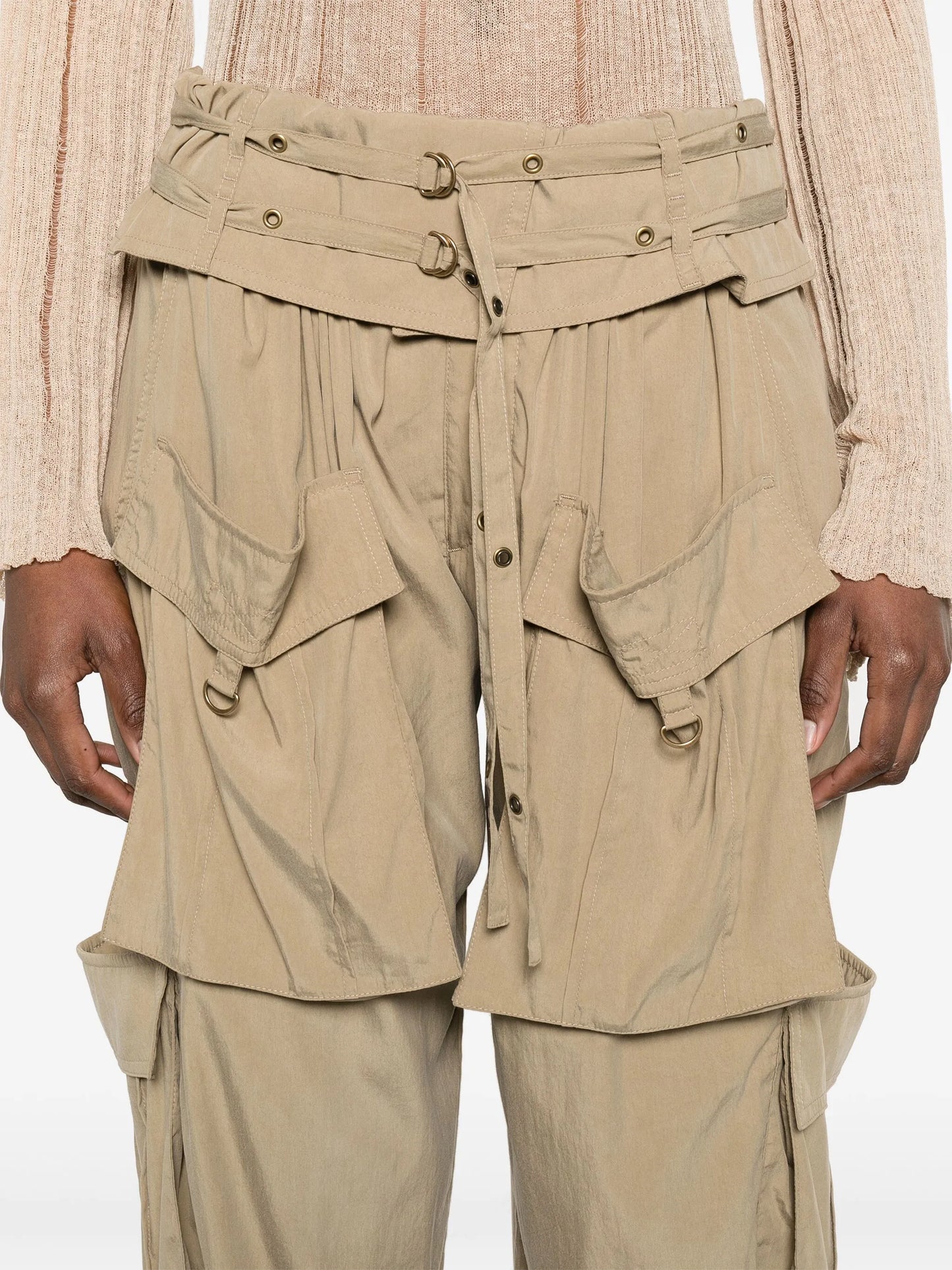 Hadja mid-rise cargo trousers