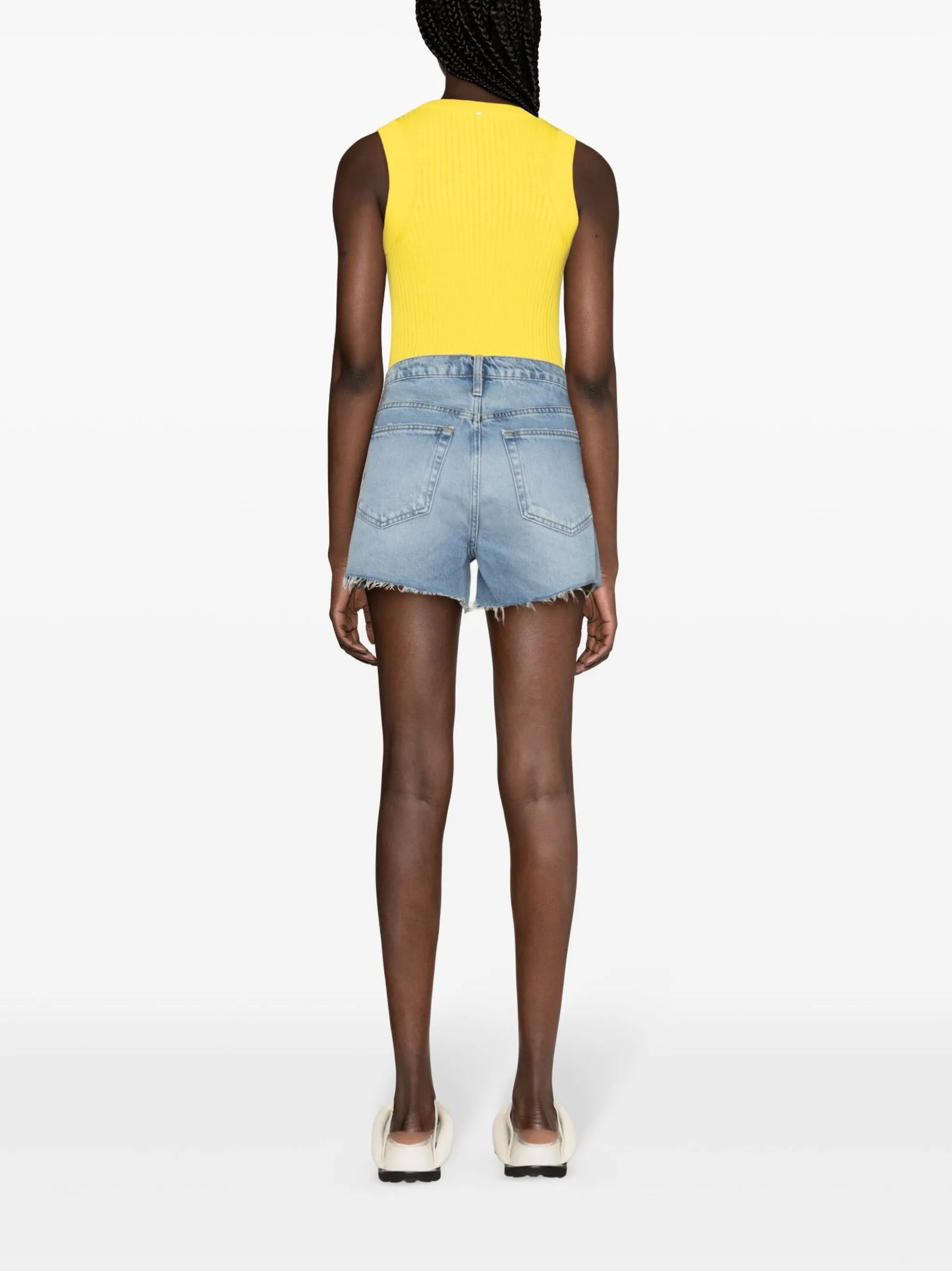 Le Brigette denim shorts