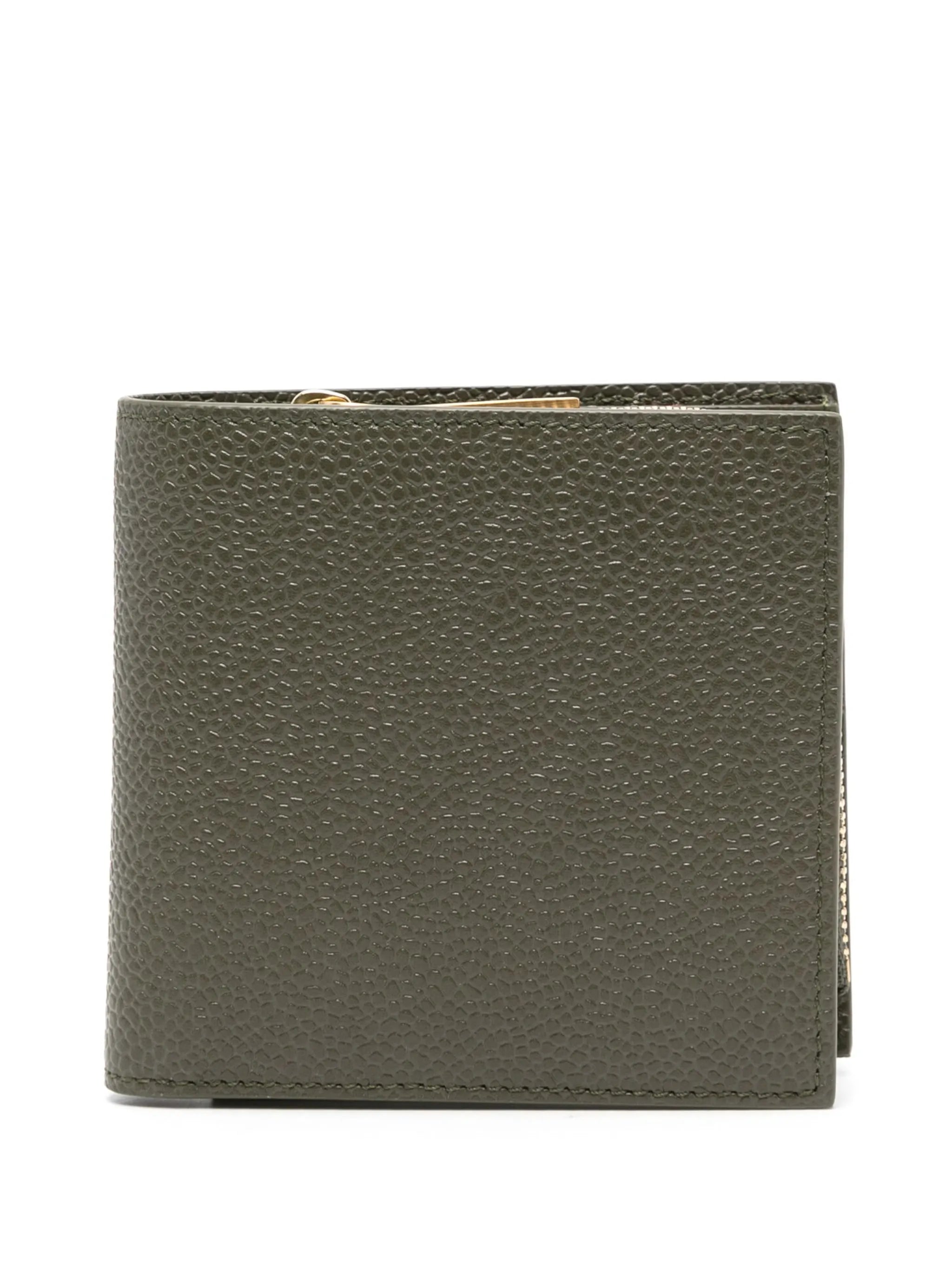 bi-fold leather wallet