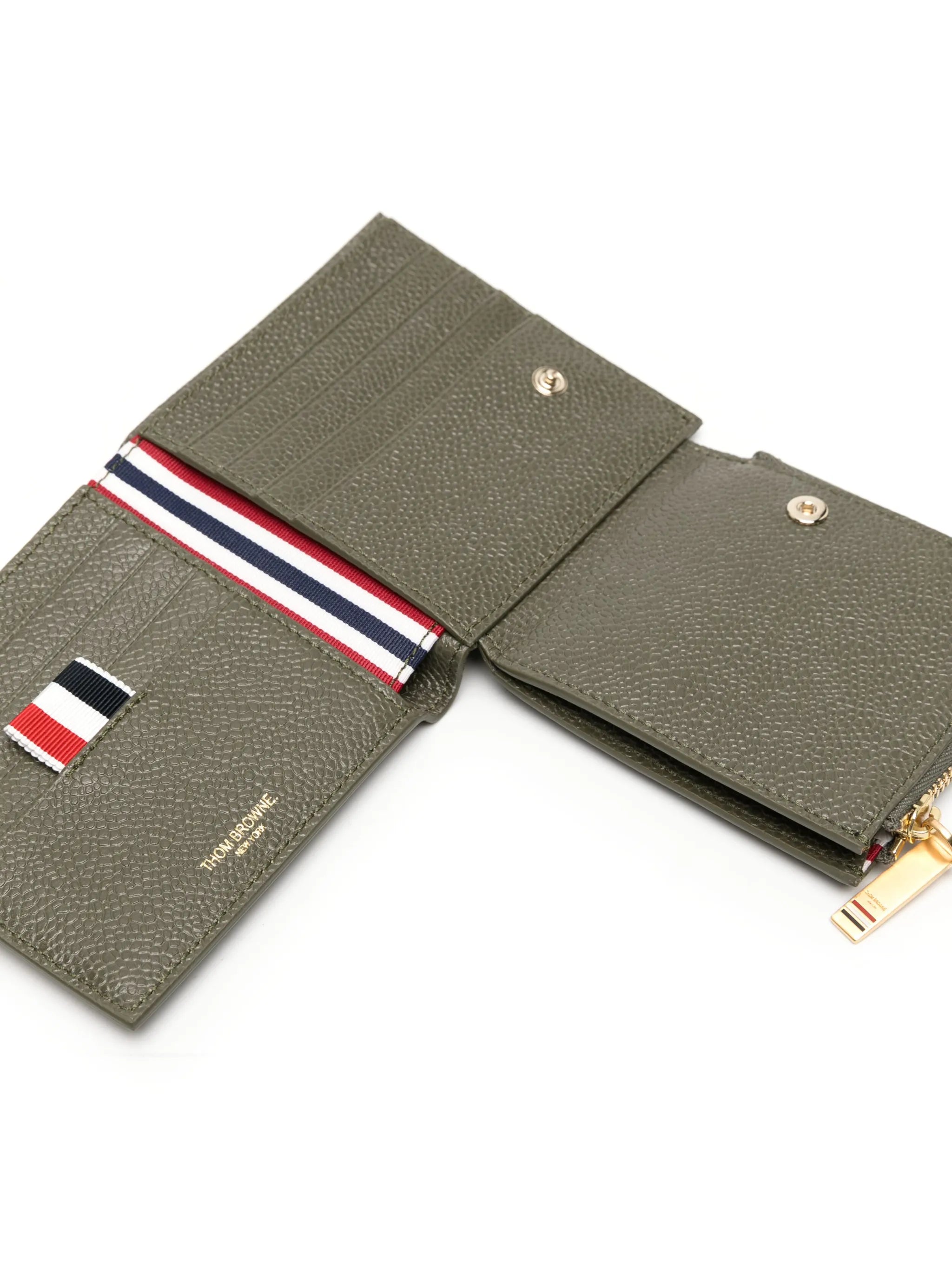bi-fold leather wallet