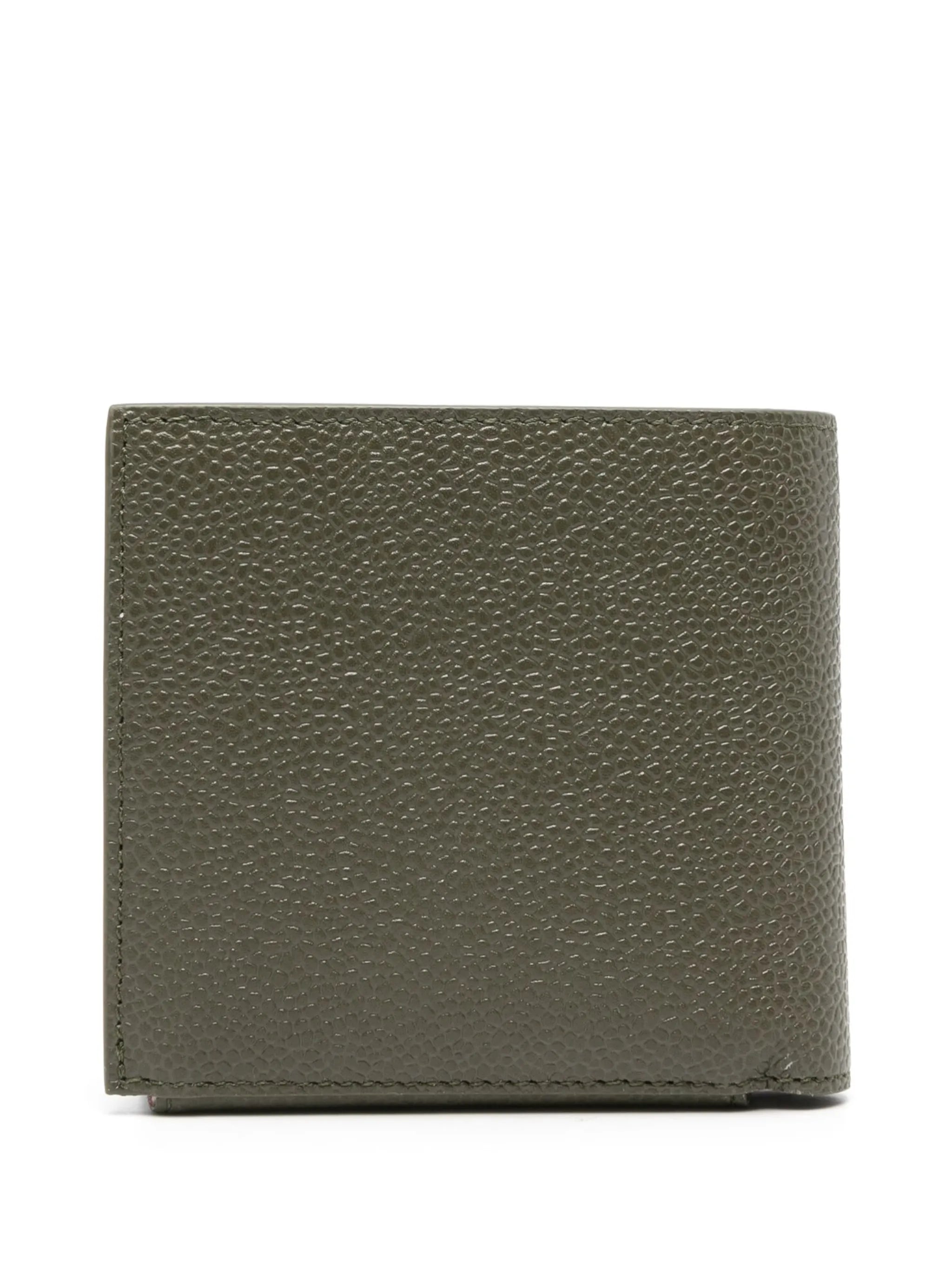 bi-fold leather wallet