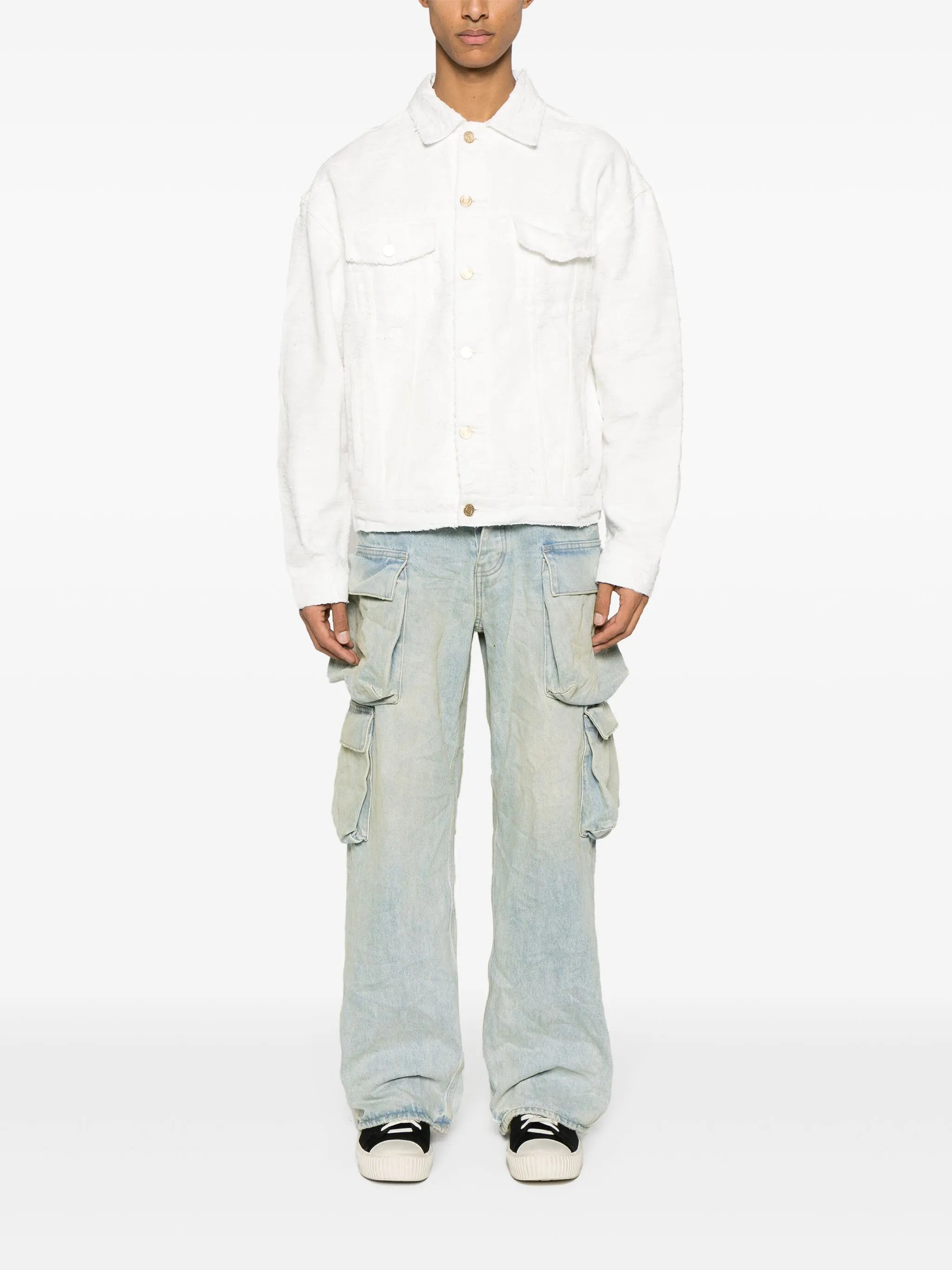 P027 textured shirt jacket