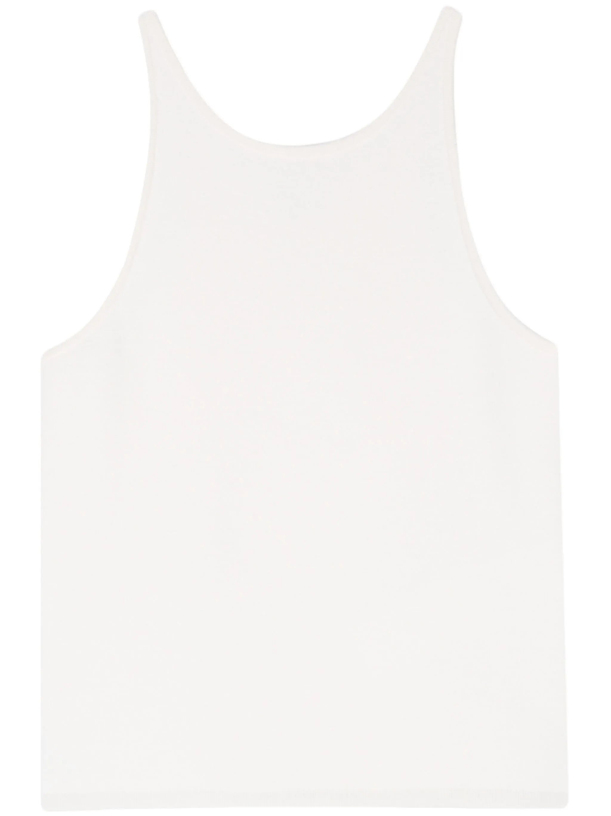 scoop-neck knitted tank top