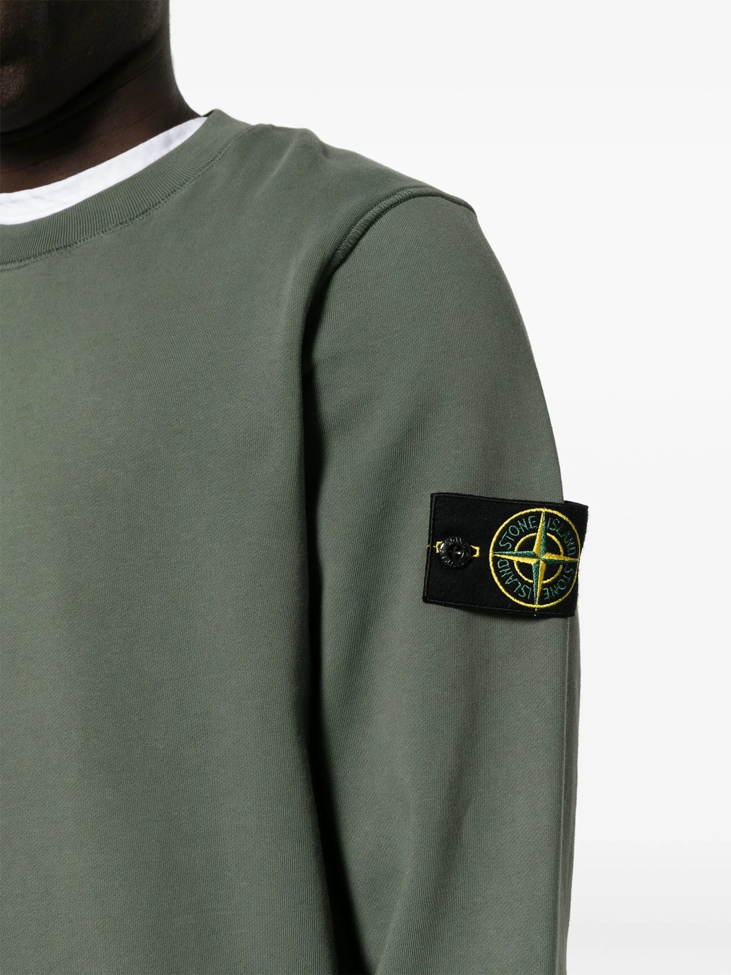 logo-appliqué cotton sweatshirt