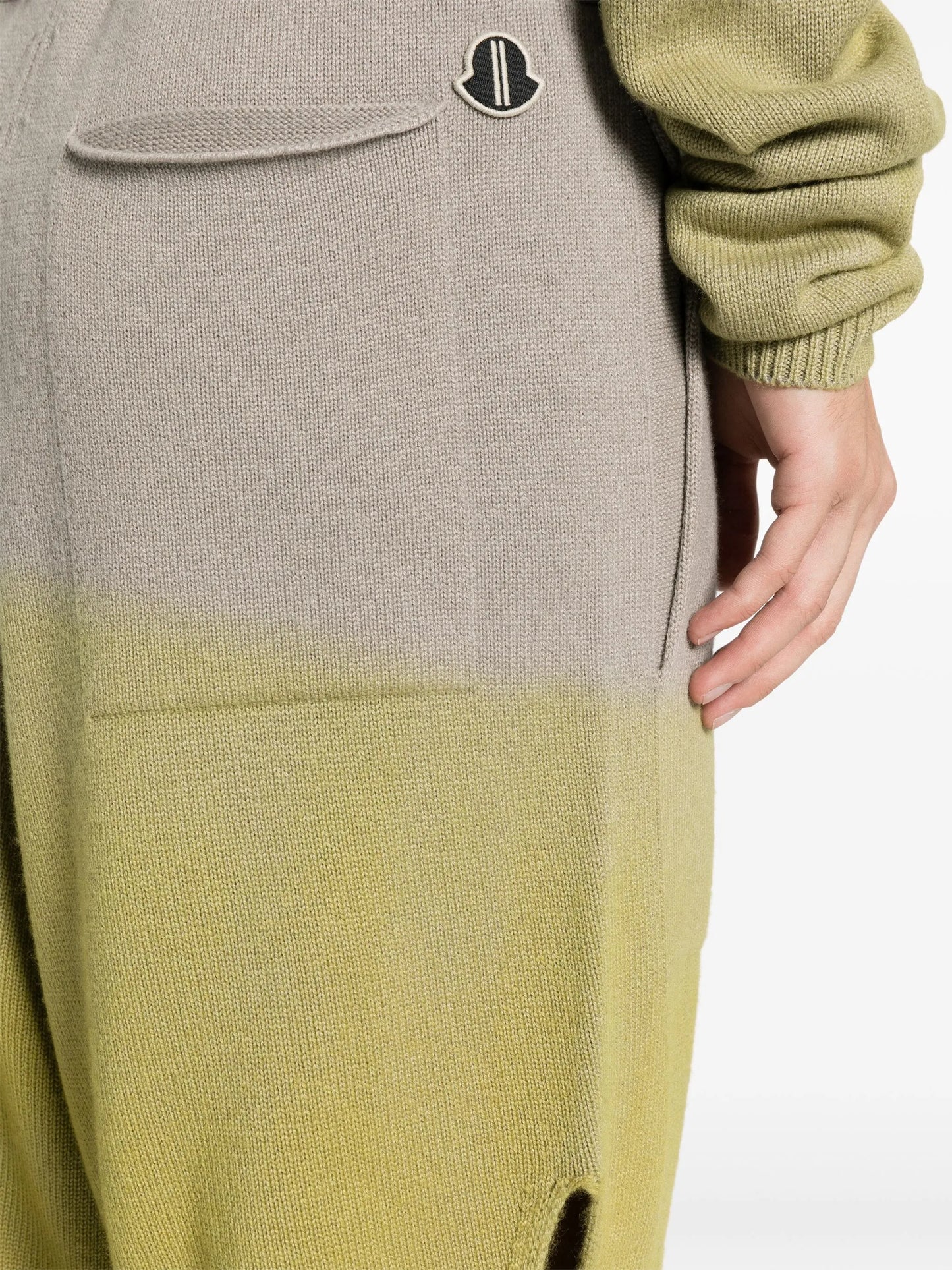 ombré-effect cashmere shorts