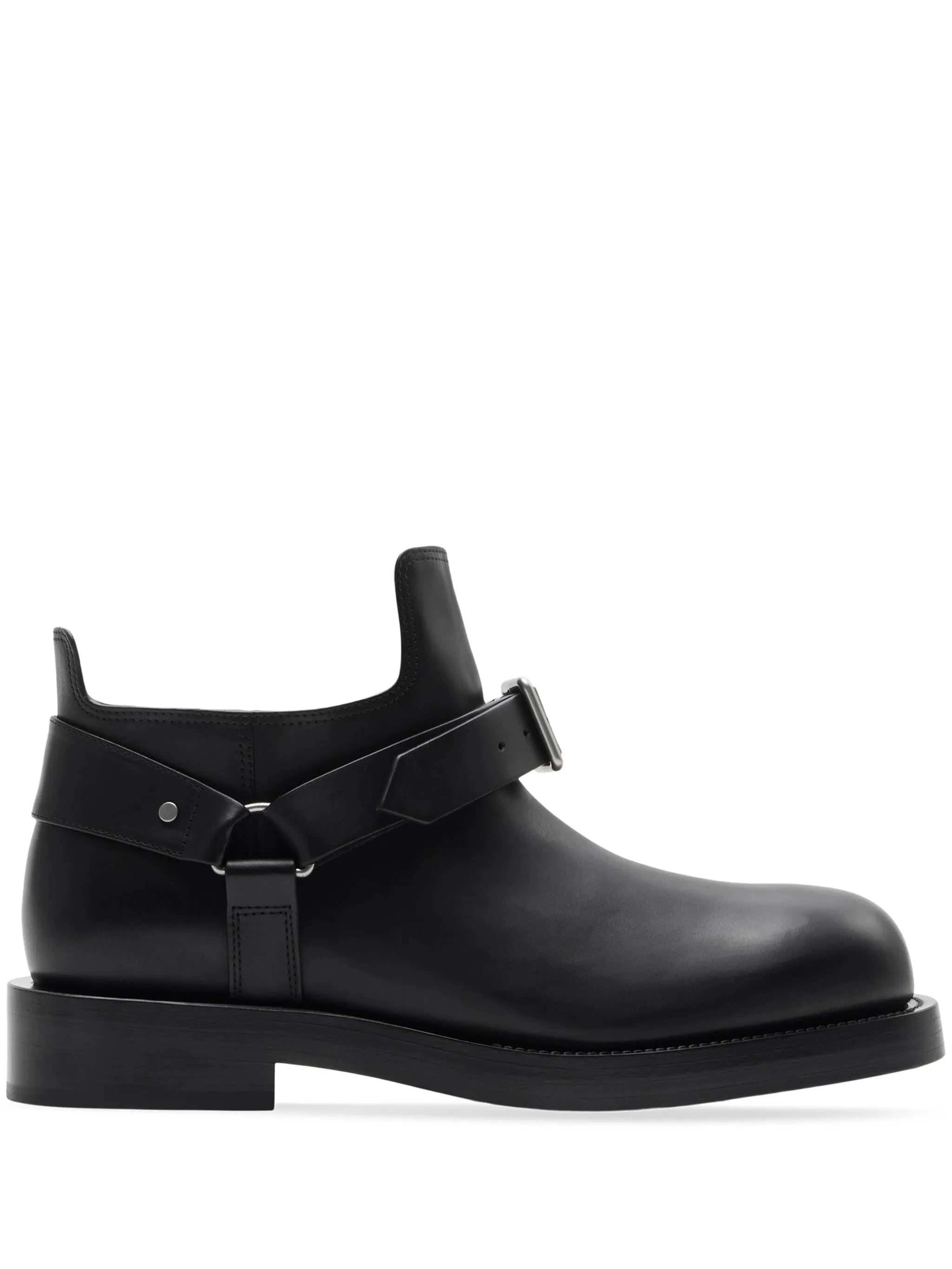 leather saddle boots