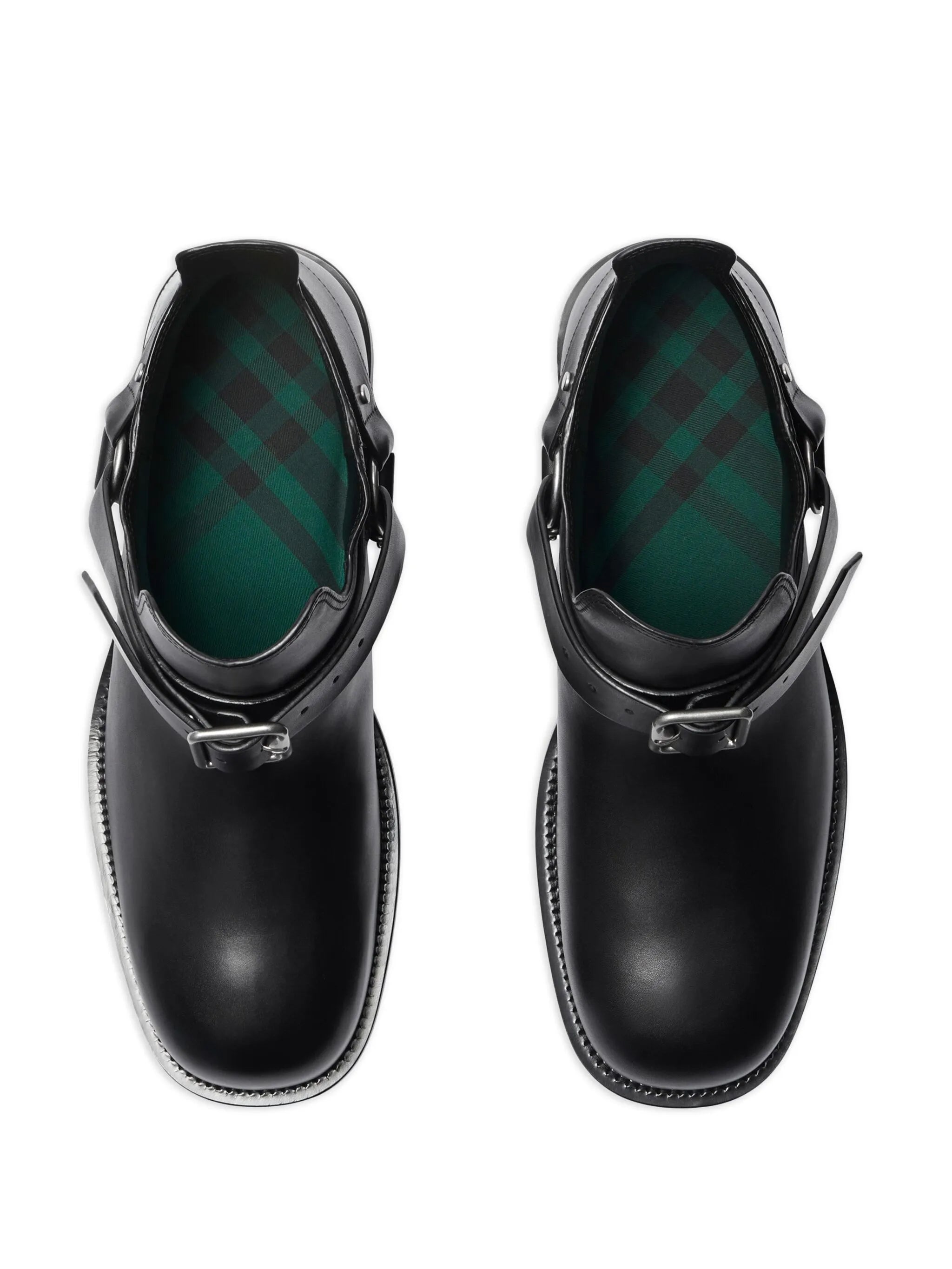 leather saddle boots