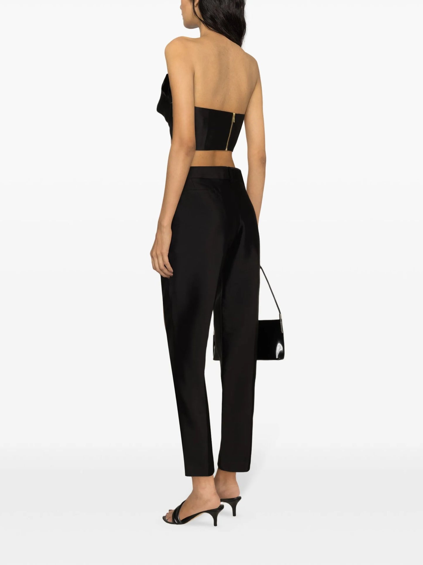 Matchmaker moulded-cup crop top