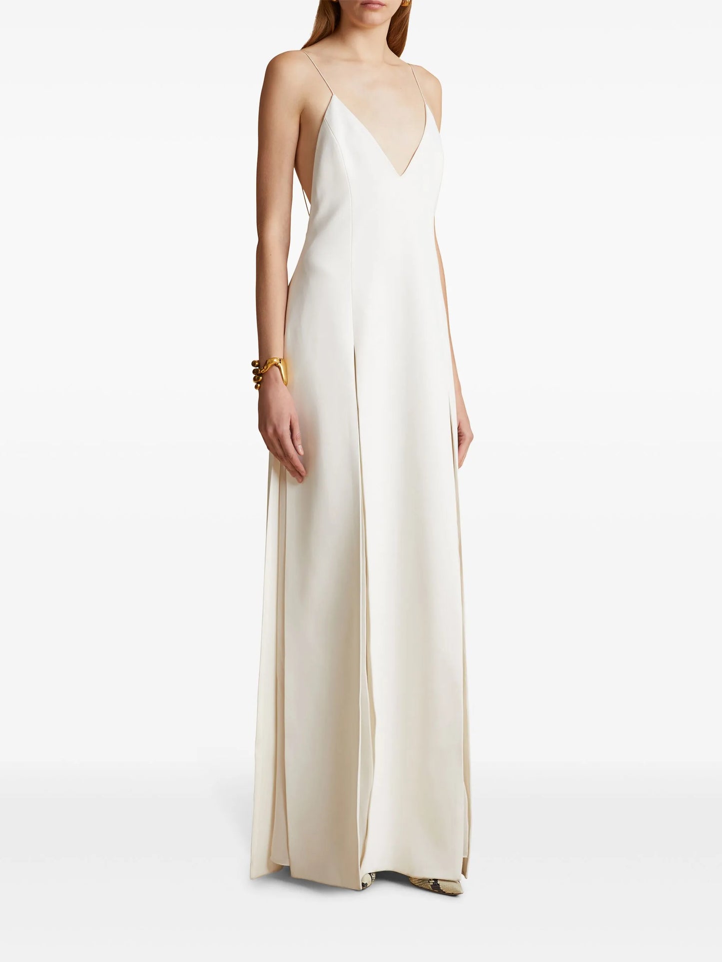 Nonya open-back maxi dress