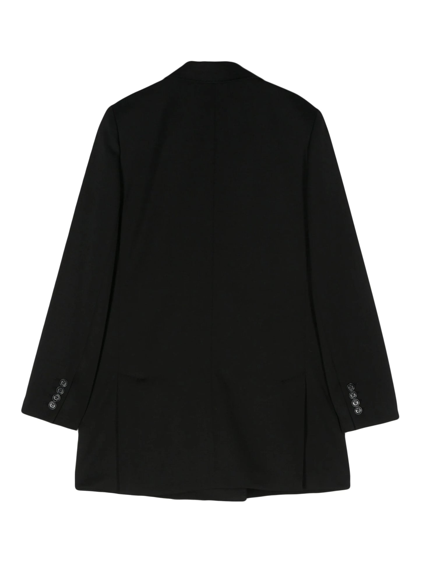 double-breasted wool-blend blazer